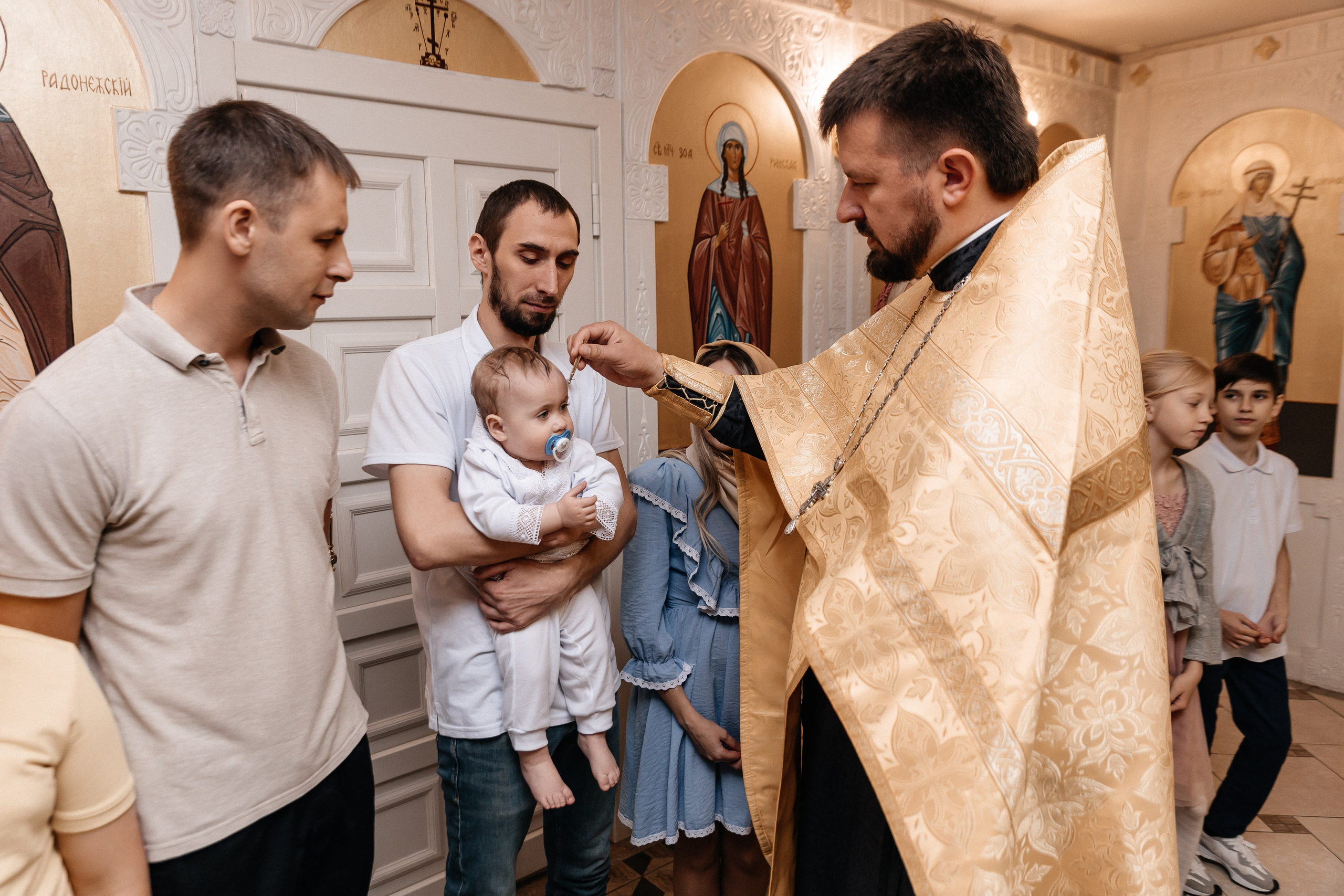 Крещение Влада. Семейный фотограф Минск Усова Ольга