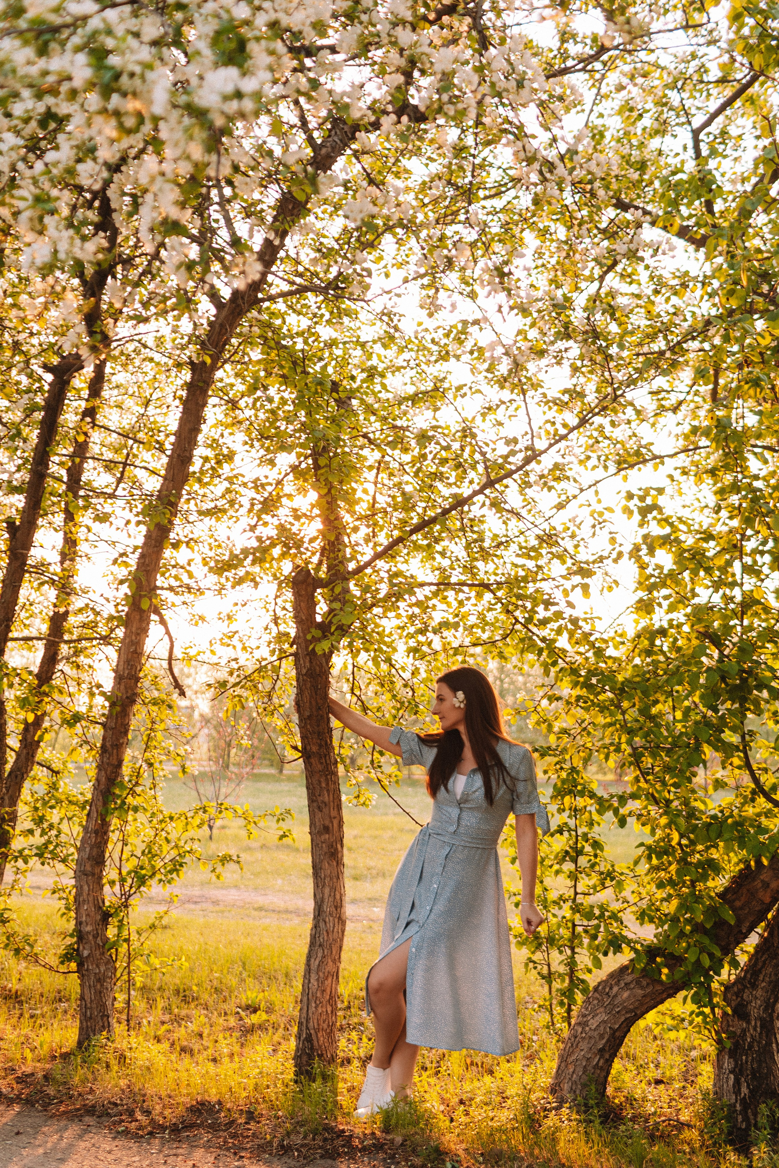 Яблони. Семейный фотограф Тюмень, фотограф на роды Салмина Мария