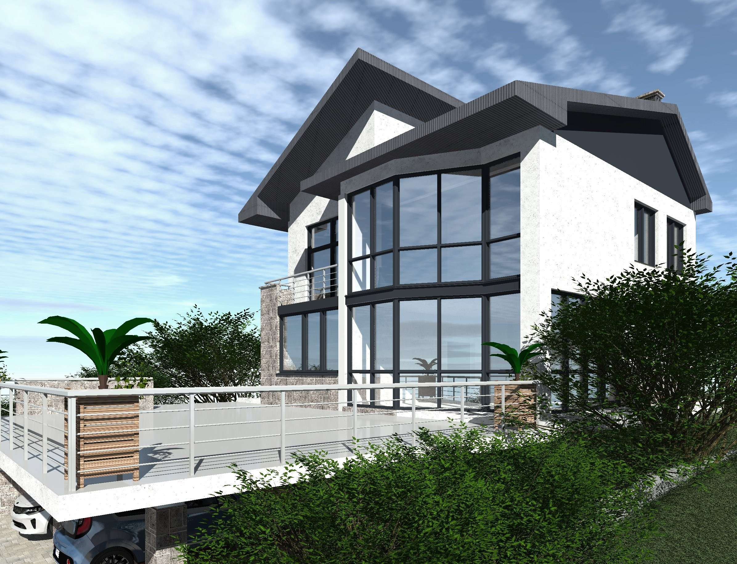 2018 / Жилой дом / Супсех. Архитектурное проектирование и дизайн интерьеров. г. Анапа