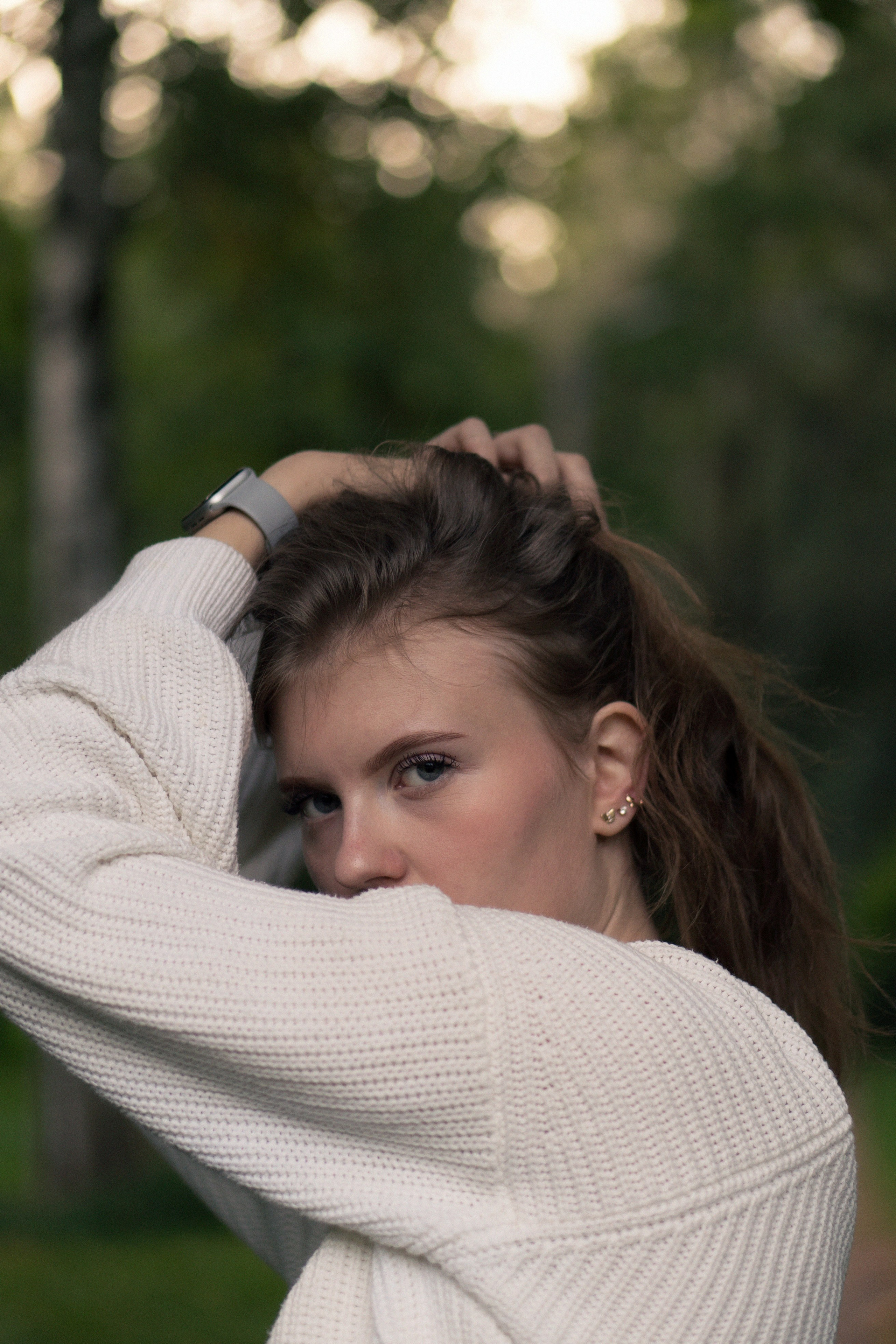 Лера. Портрет. Удельный парк. Главная