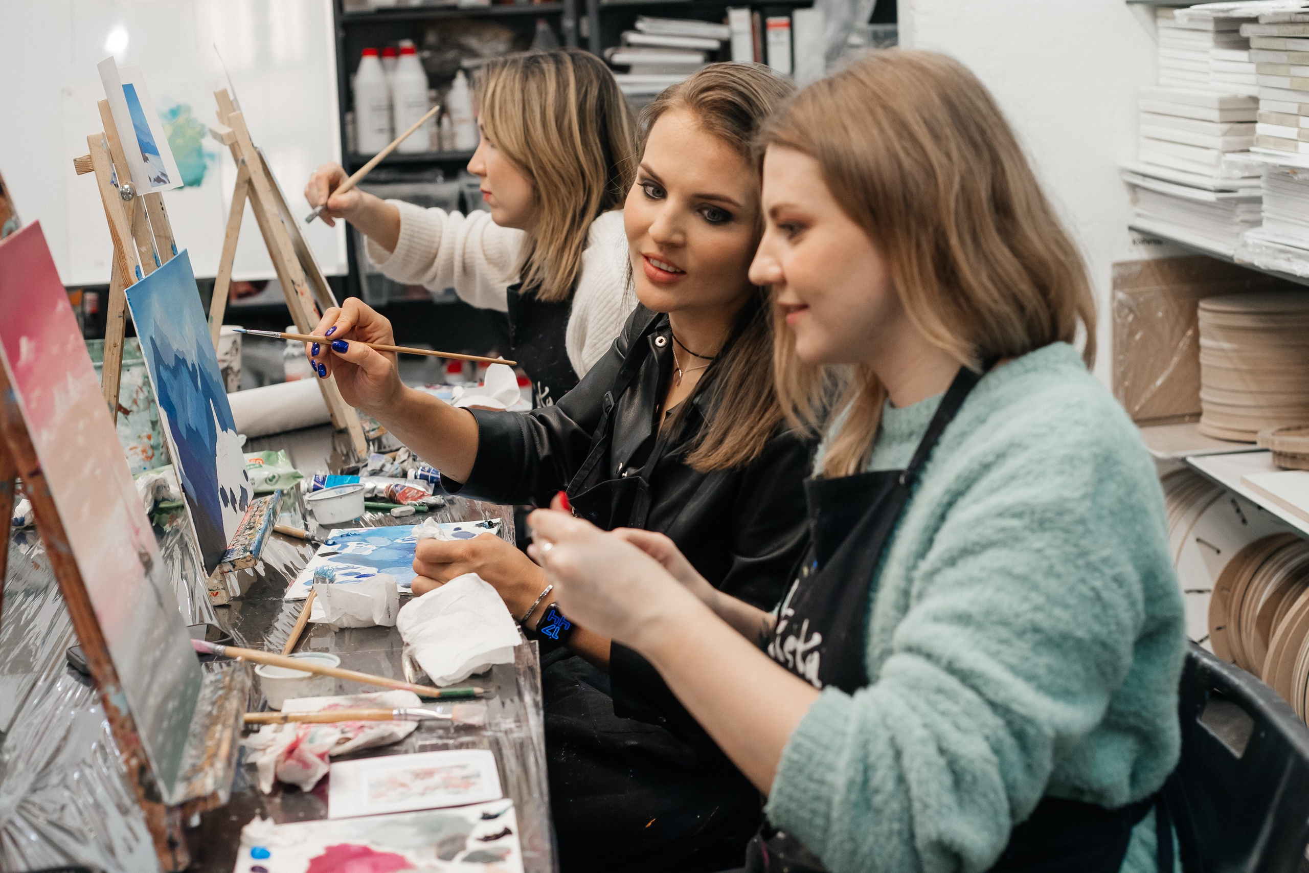 Artista. Мастер-класс по живописи. Семейный фотограф в Санкт-Петербурге Ева Маркова