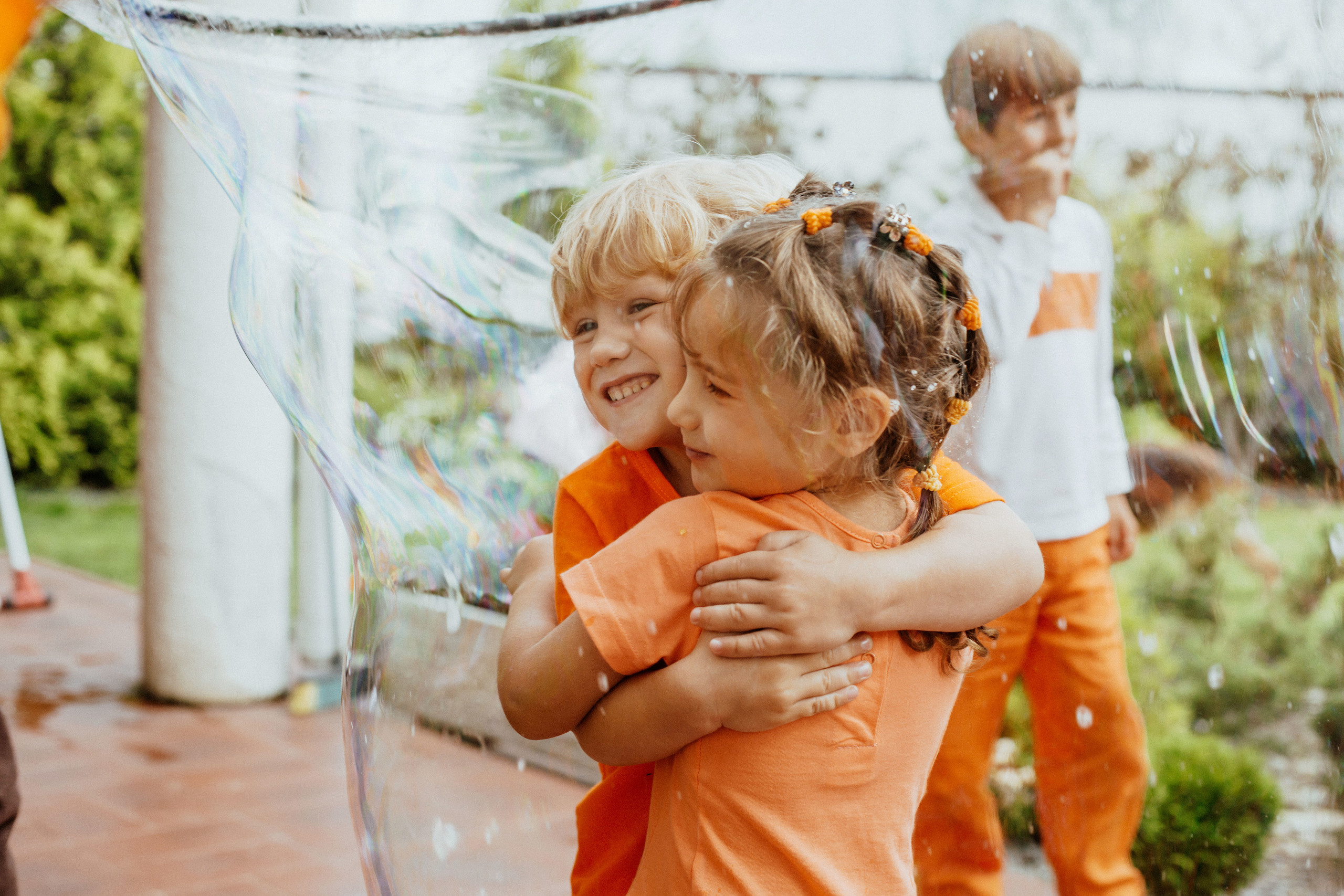 Оранжевое День рождения Мирона. Семейный и детский фотограф в Москве Олеся Сухова