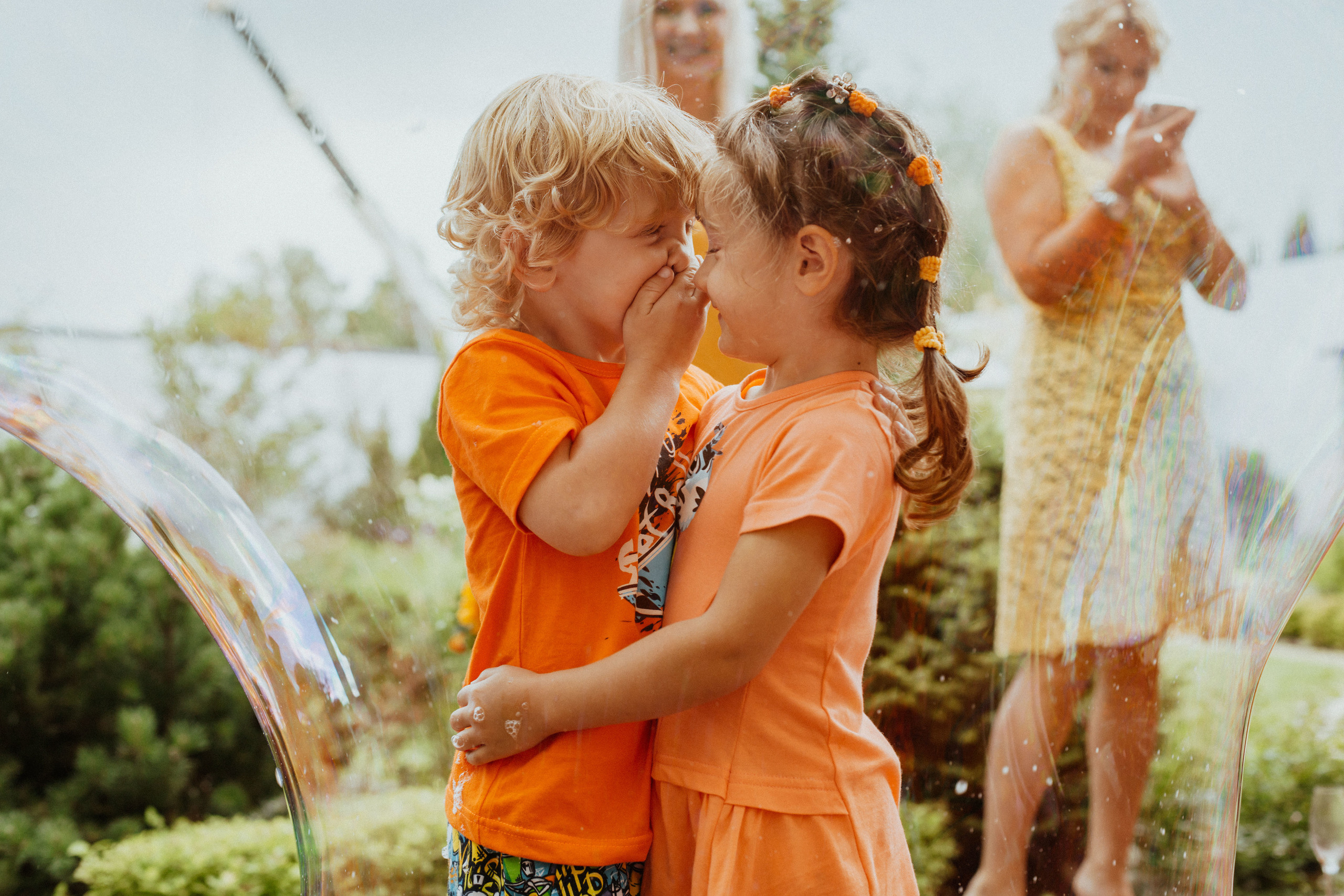 Оранжевое День рождения Мирона. Семейный и детский фотограф в Москве Олеся Сухова