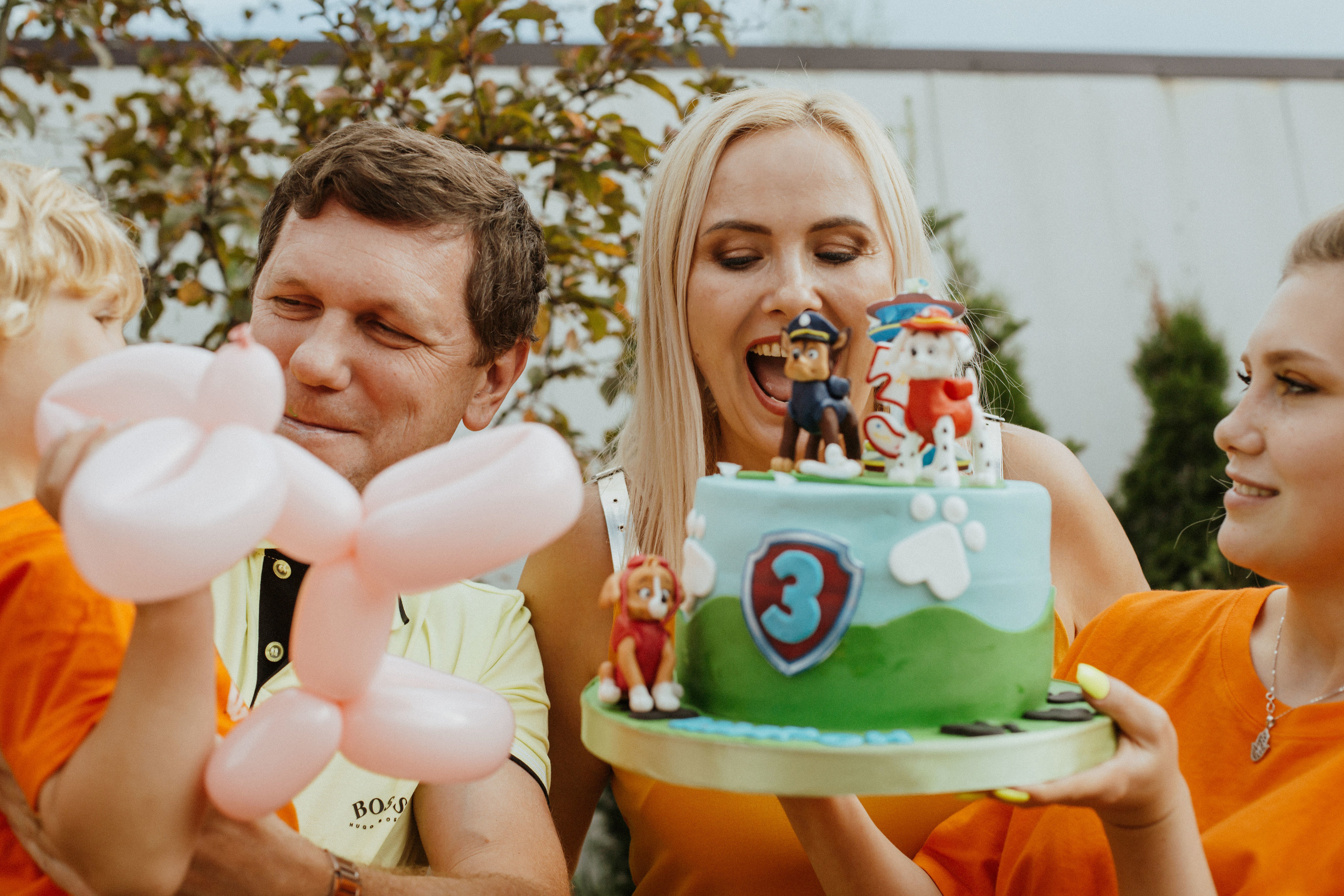 Оранжевое День рождения Мирона. Семейный и детский фотограф в Москве Олеся Сухова