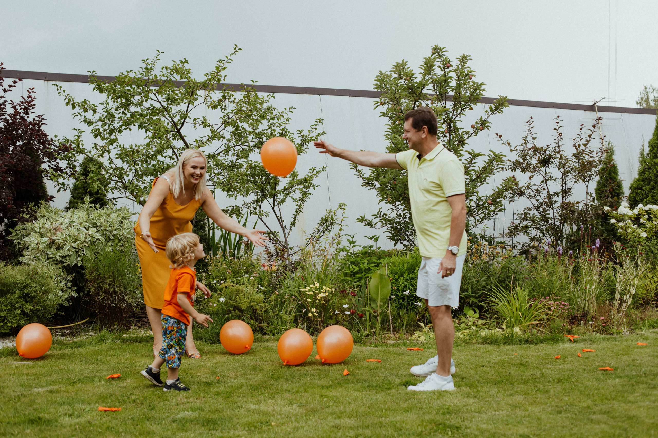 Оранжевое День рождения Мирона. Семейный и детский фотограф в Москве Олеся Сухова
