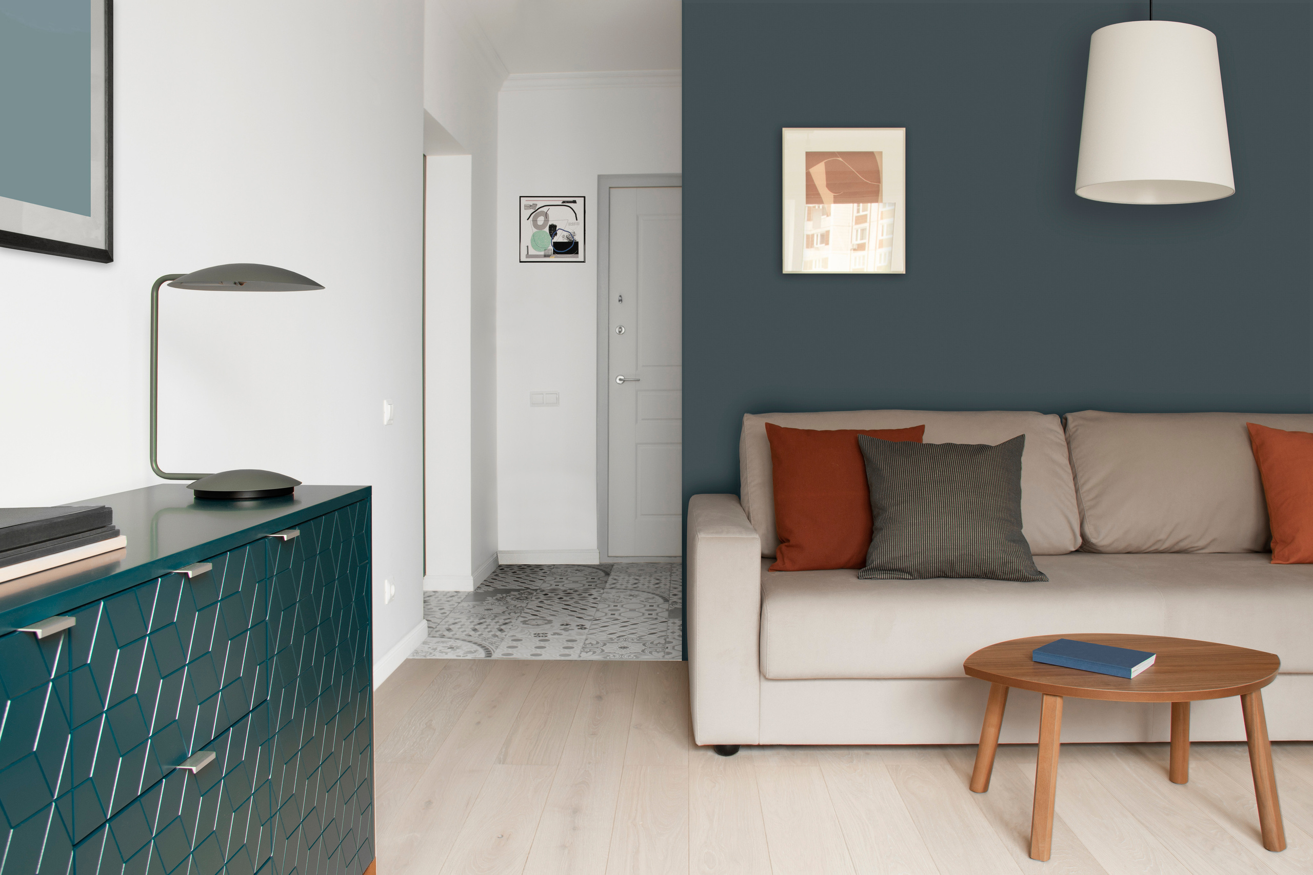 Однокомнатная квартира. Интерьерный фотограф Варвара Чеснокова