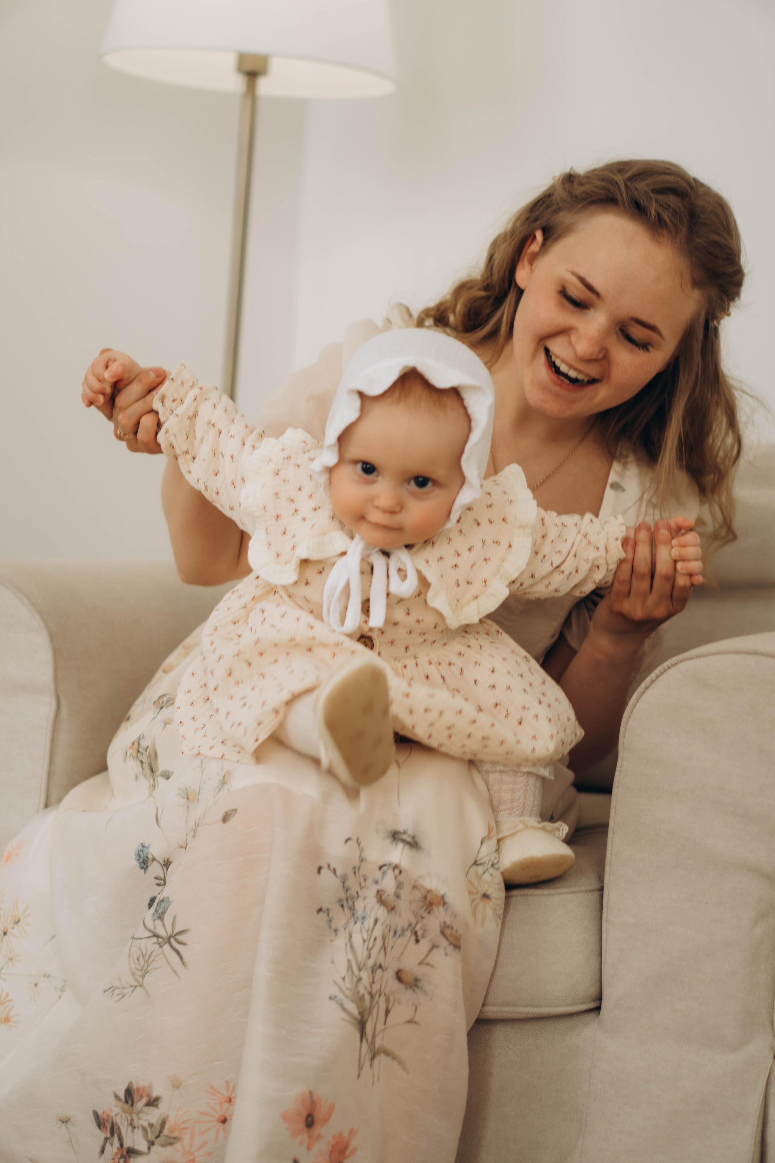 Студийная семейная съемка на годик. Фотограф Москва Валерия Веденина