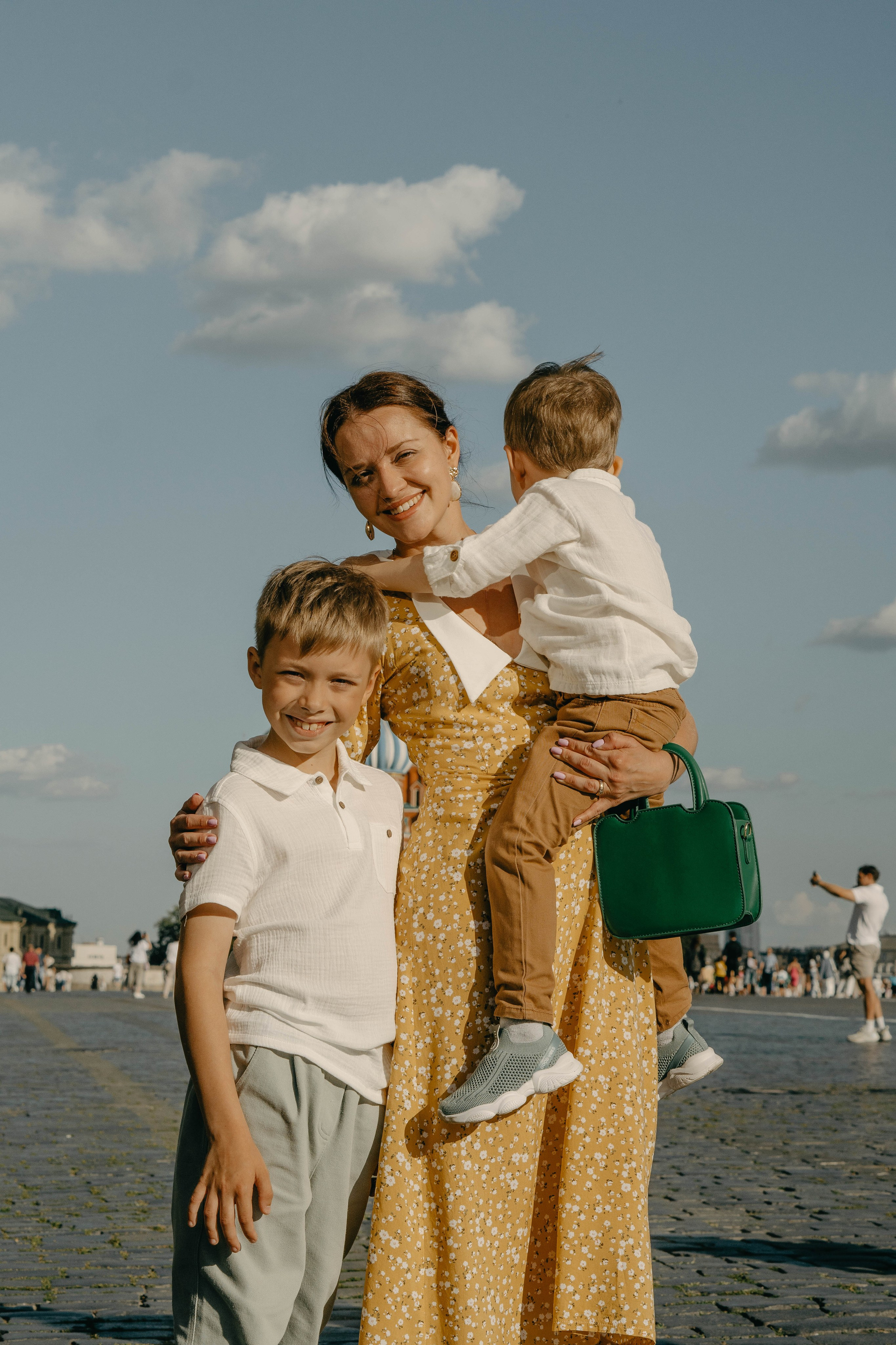 Семейная истороия. Красная площадь. Фотограф Москва Валерия Веденина