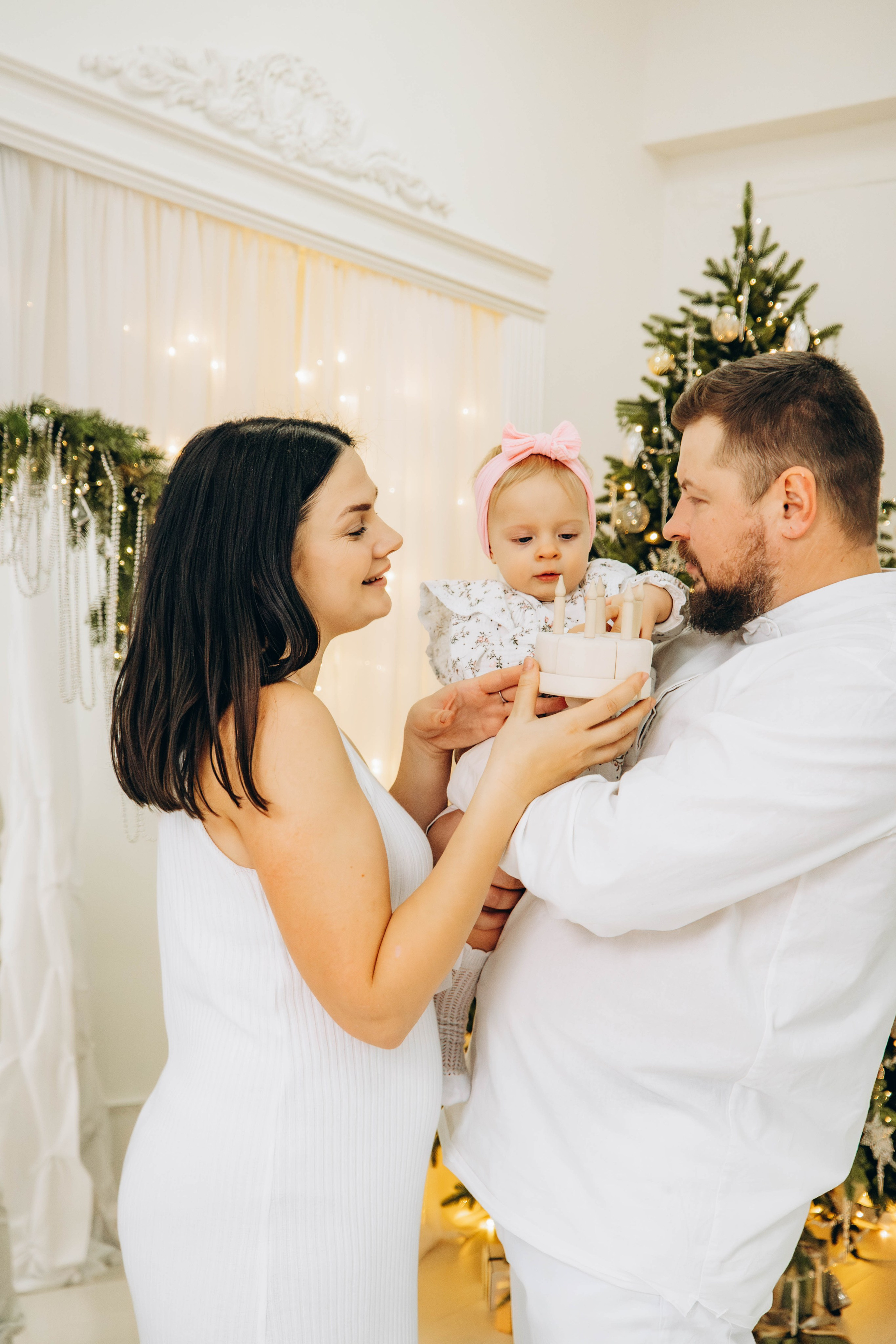 Съемка на годик малышки. Студия «LuLu». Фотограф Москва Валерия Веденина