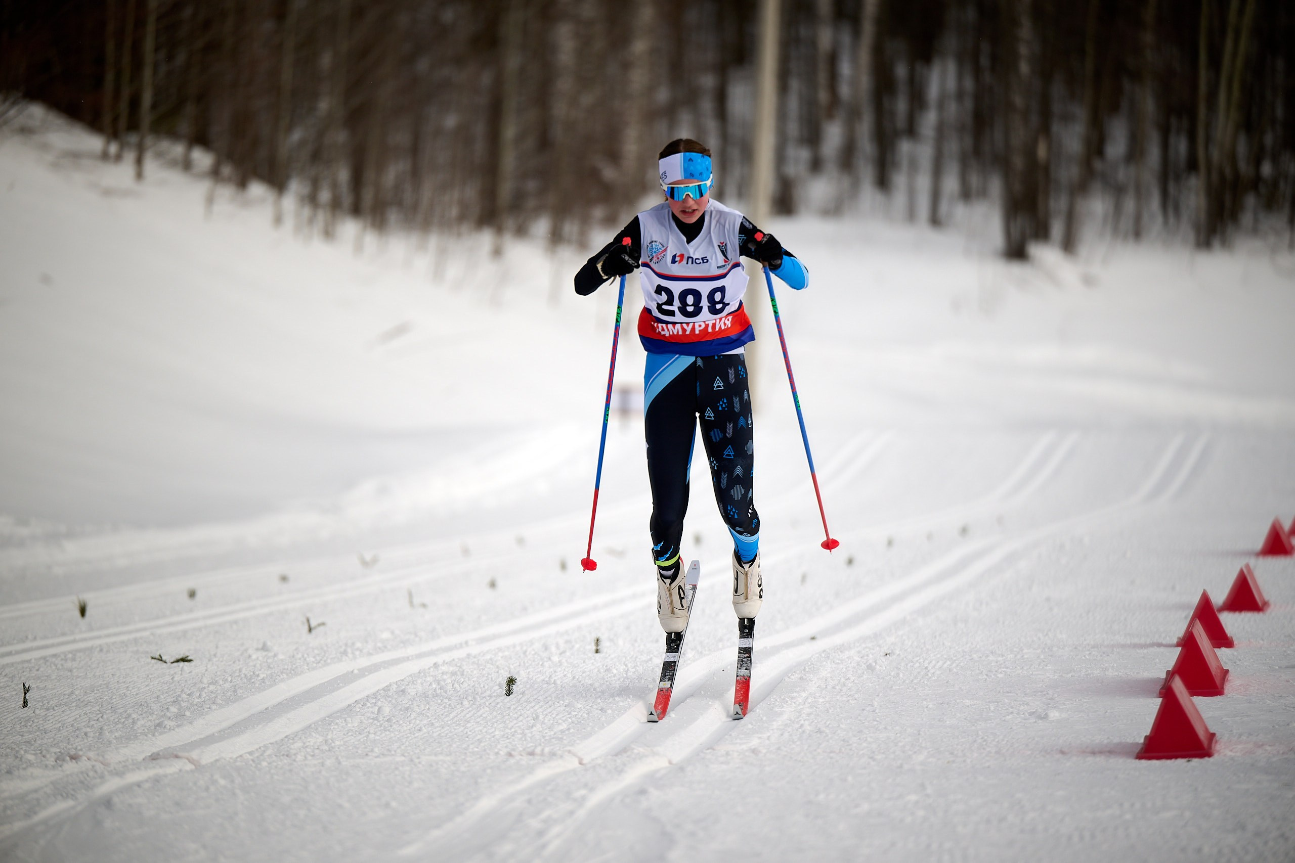 Всероссийские соревнования по лыжным гонкам «Пионерская правда». Ижевс. Спортивный репортажный фотограф в Ижевске Сергей Мерзляков