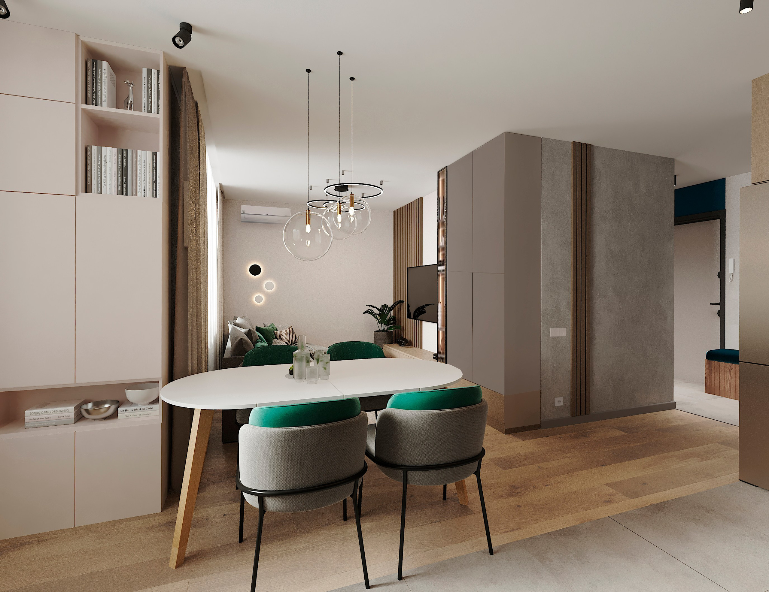 Современный интерьер с акцентами. Lina architector | Дизайн интерьера