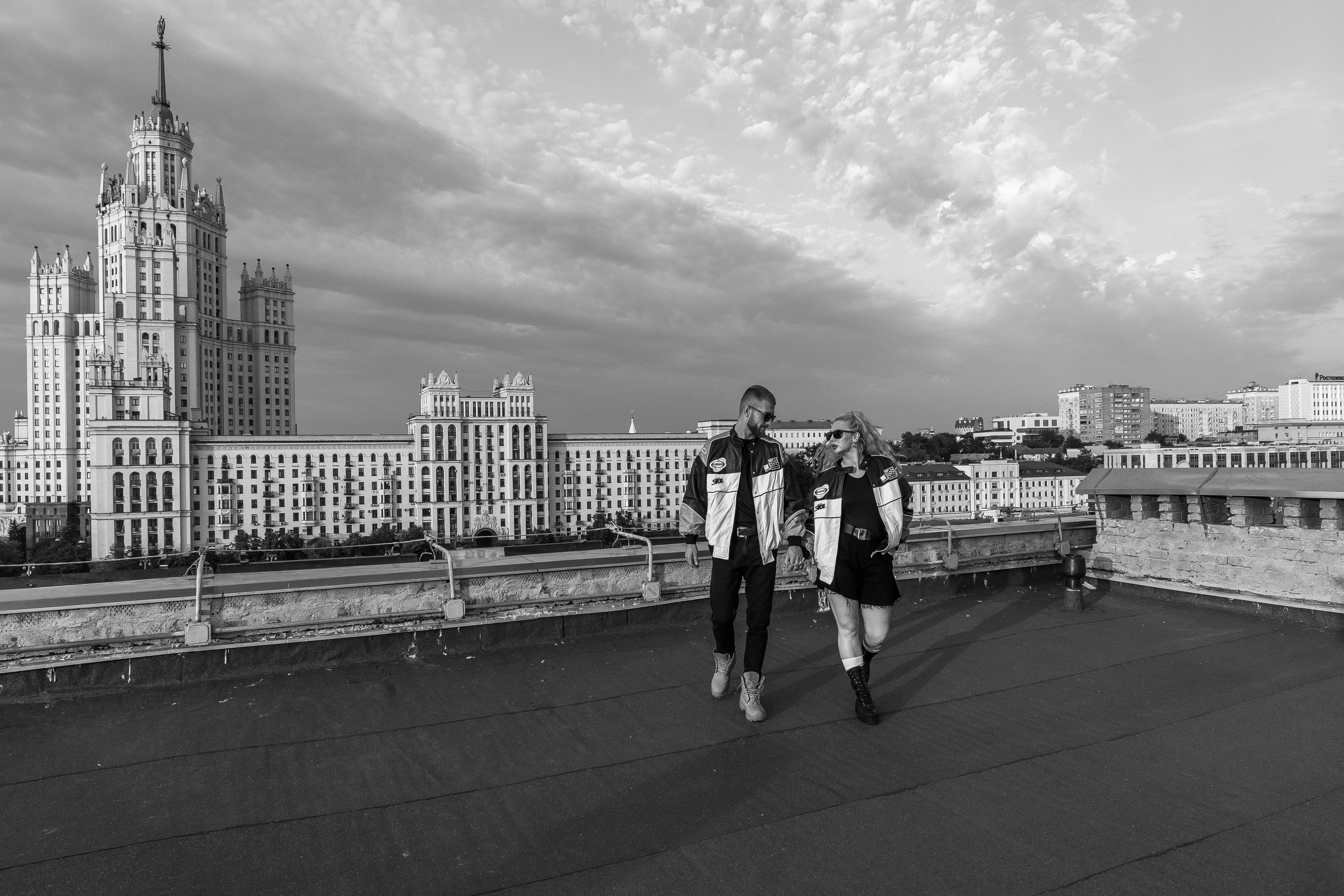 На крыше. Женский фотограф Москва, Лобня