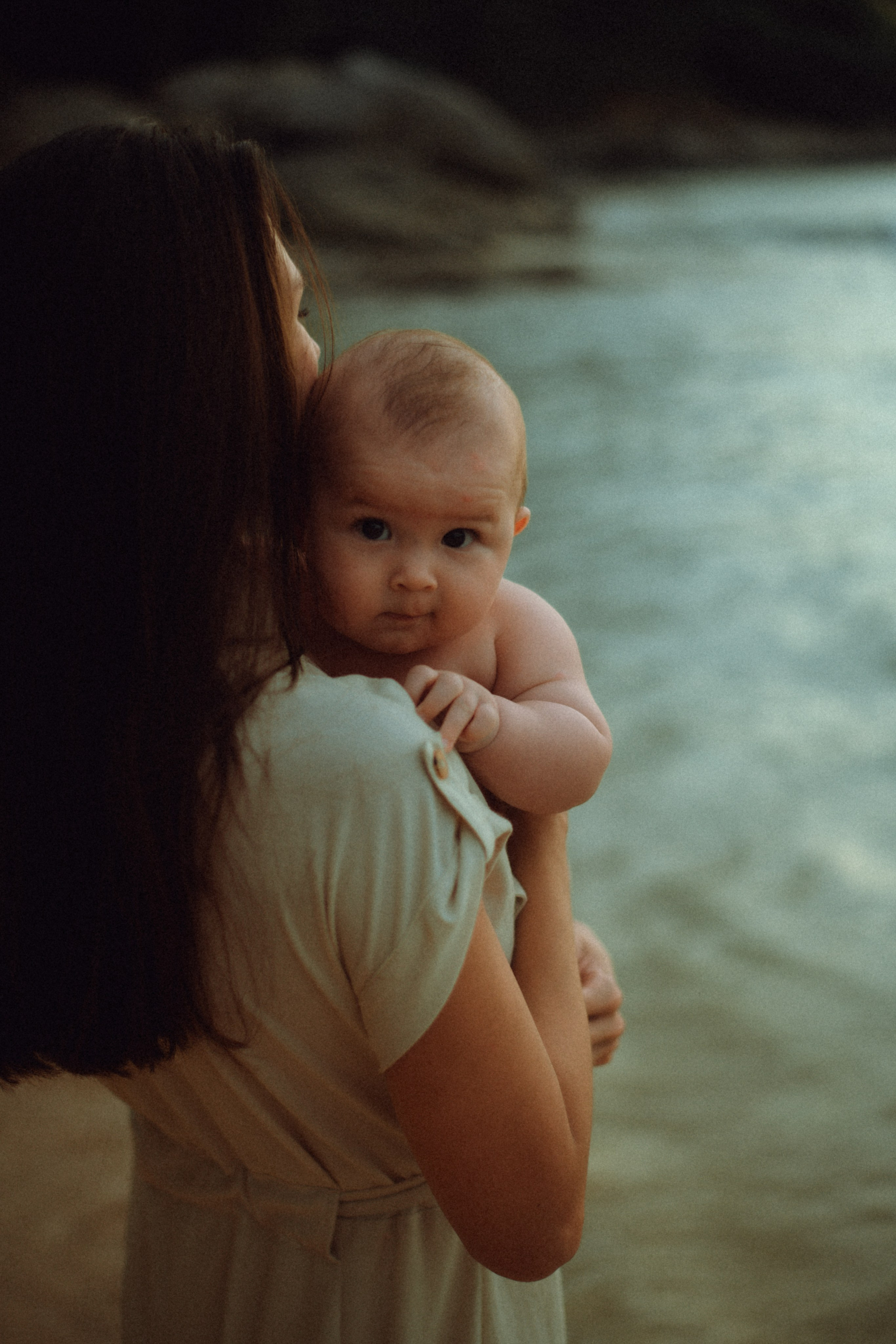 Мама и малыш море. Фотограф и Видеограф Анапа, Новороссийск, Краснодар. Алина и Женя