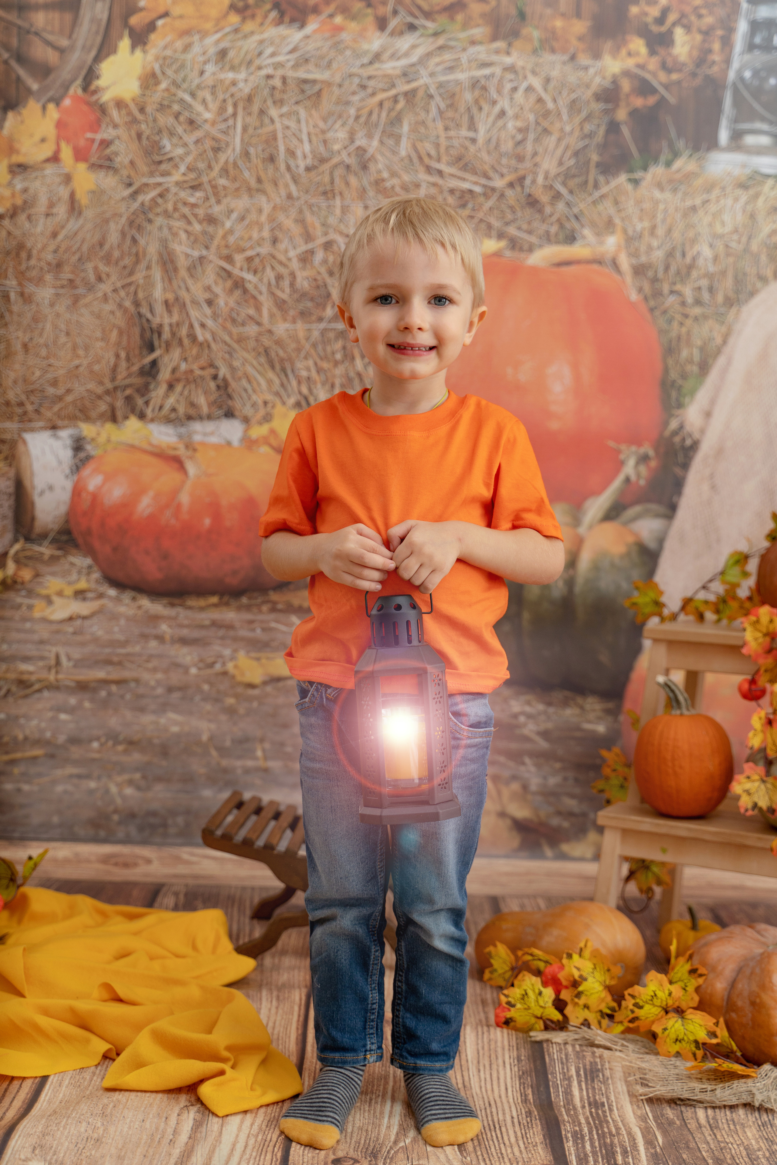 Осенний урожай. Детская выездная фотостудия. Фотограф новорождённых newborn, годовасие