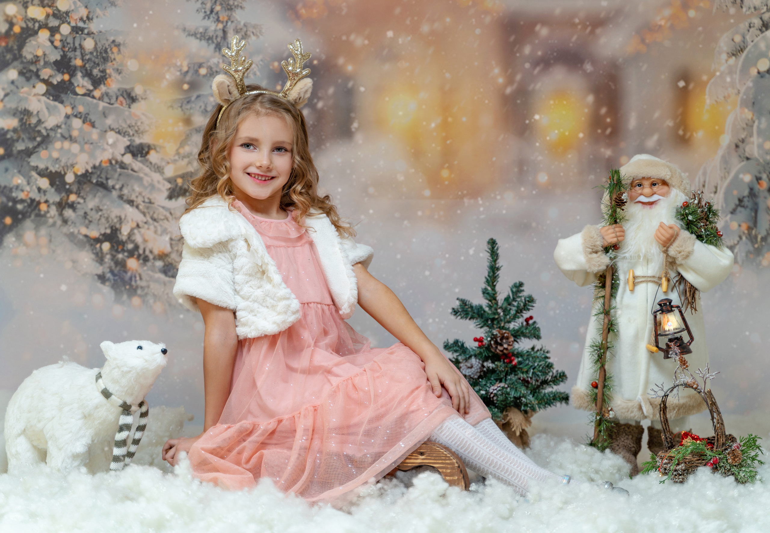 НОВОГОДНИЙ. Детская выездная фотостудия. Фотограф новорождённых newborn, годовасие