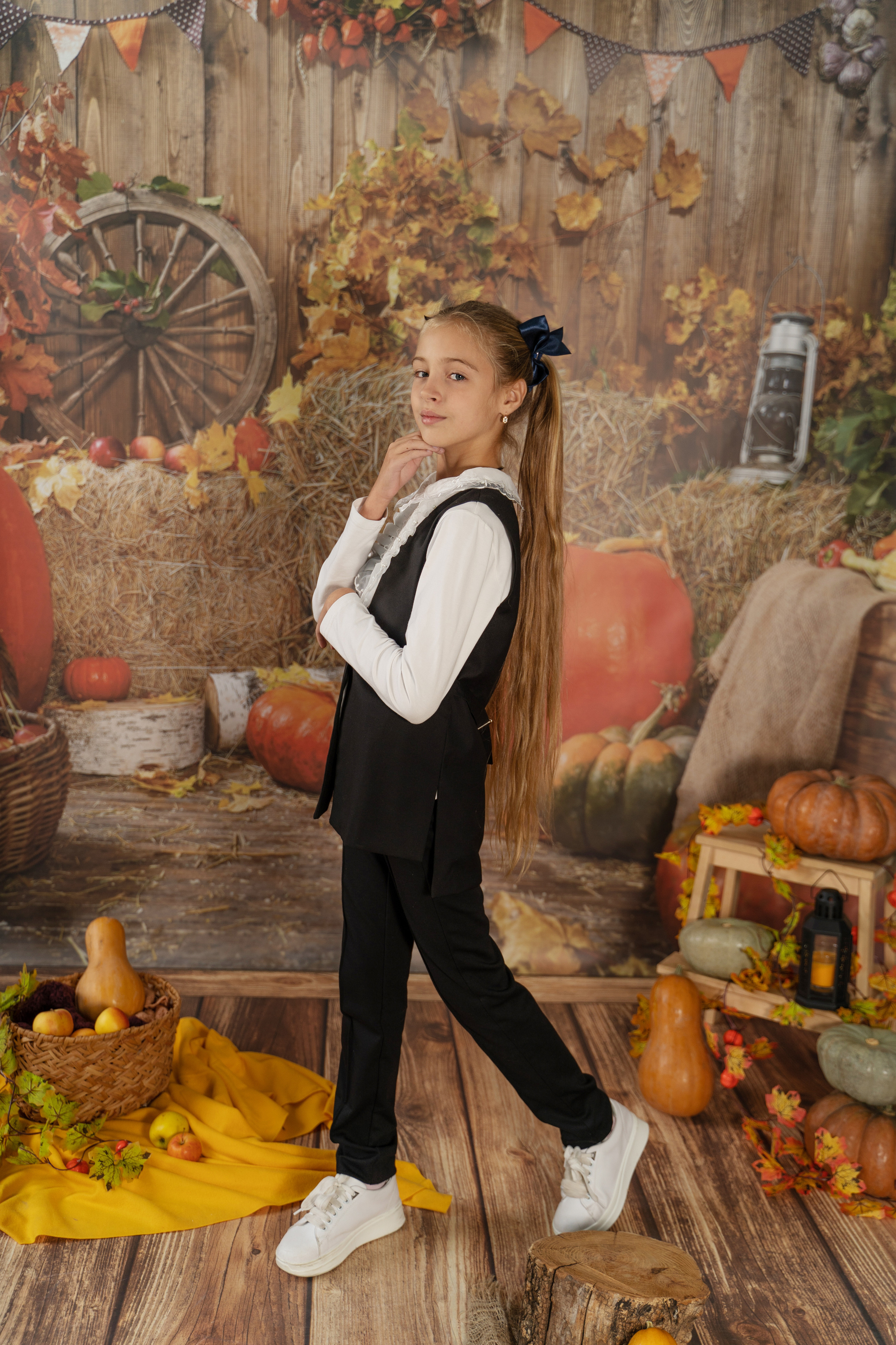 Осенний урожай. Детская выездная фотостудия. Фотограф новорождённых newborn, годовасие