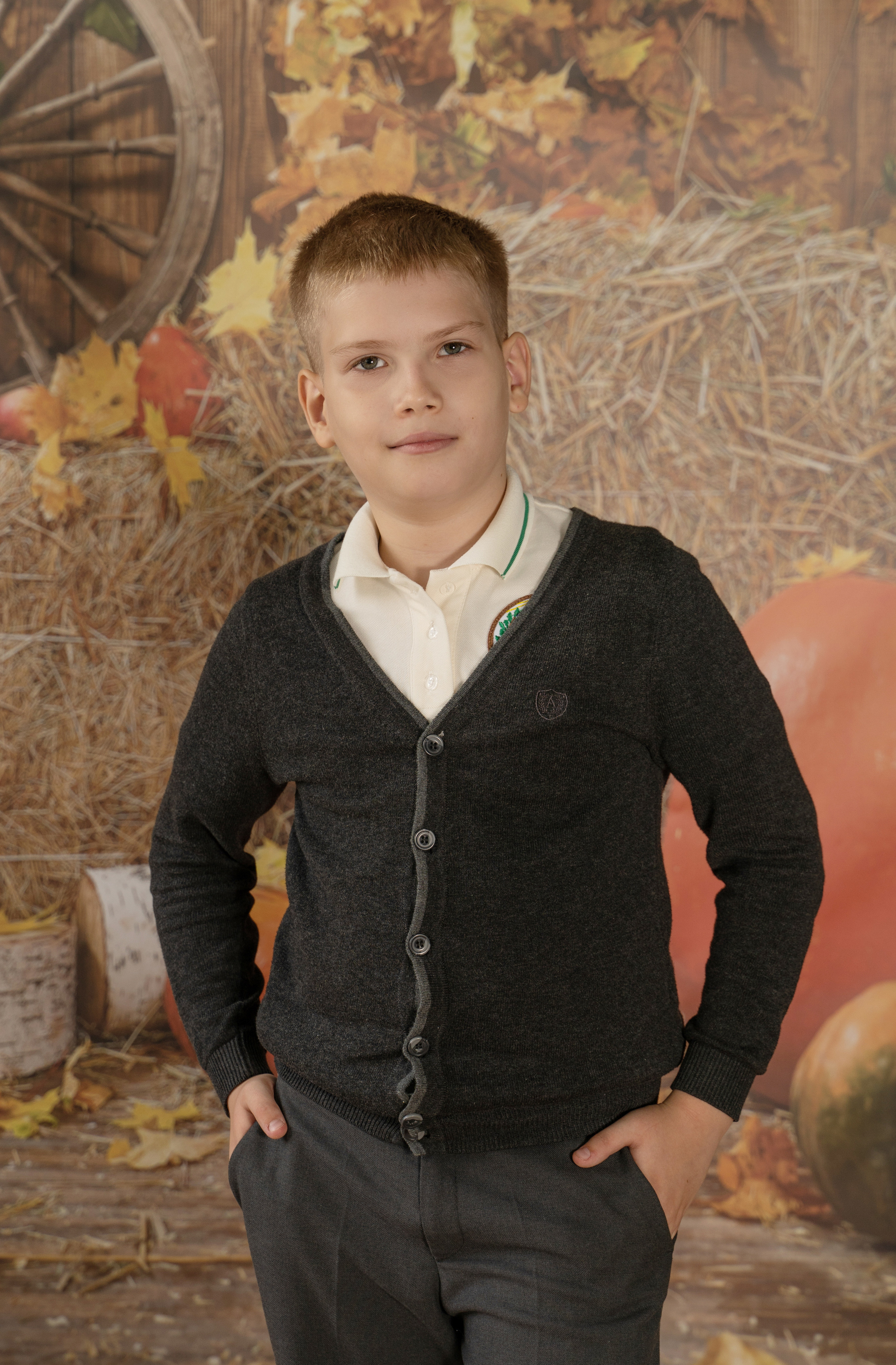 Осенний урожай. Детская выездная фотостудия. Фотограф новорождённых newborn, годовасие