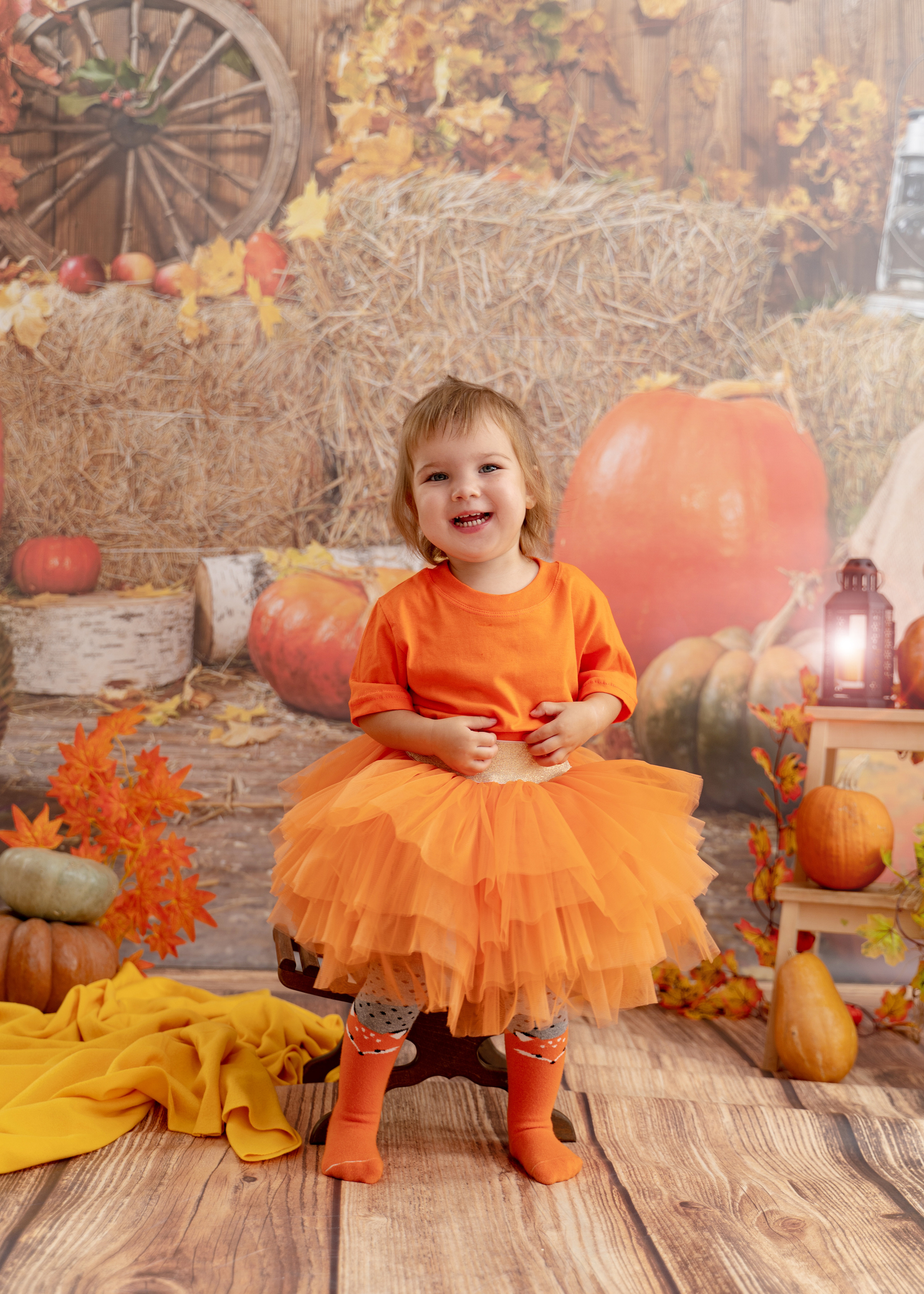 Осенний урожай. Детская выездная фотостудия. Фотограф новорождённых newborn, годовасие