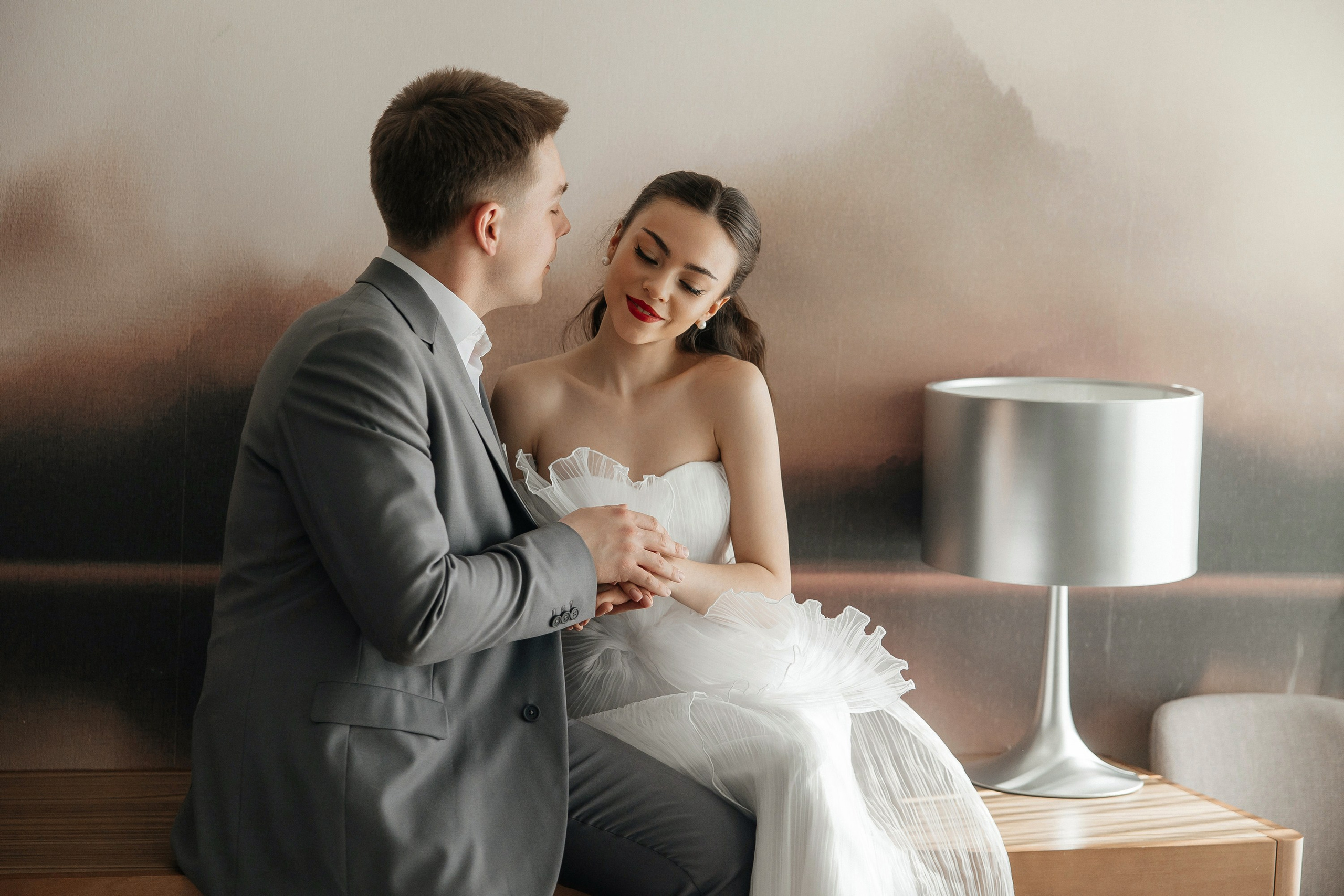 Свадебная фотосессия в&nbsp;отеле Рэдиссон Блу Олимпийский в Москве