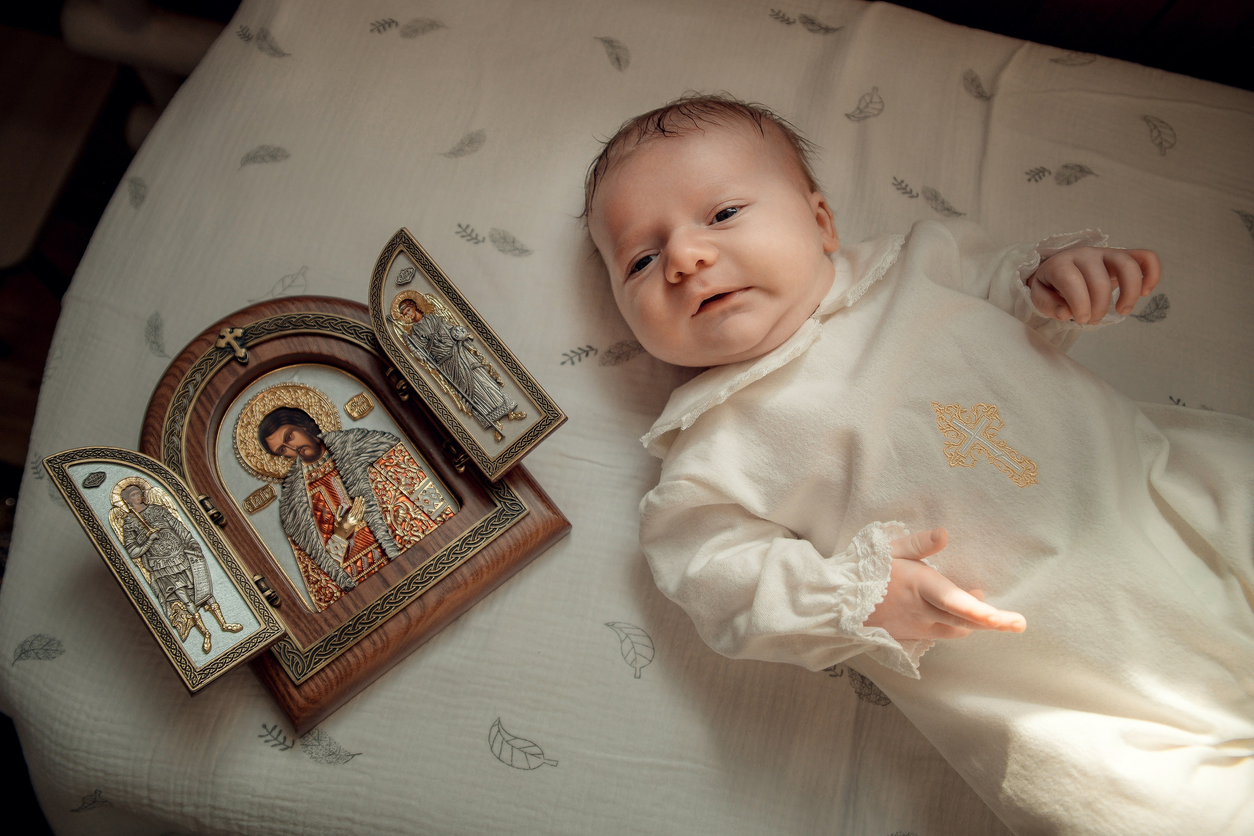 Таинство Крещения Александра. Храм Николая Чудотворца г. Краснослободск. Церковный, семейный и репортажный фотограф Волгоград, Волжский