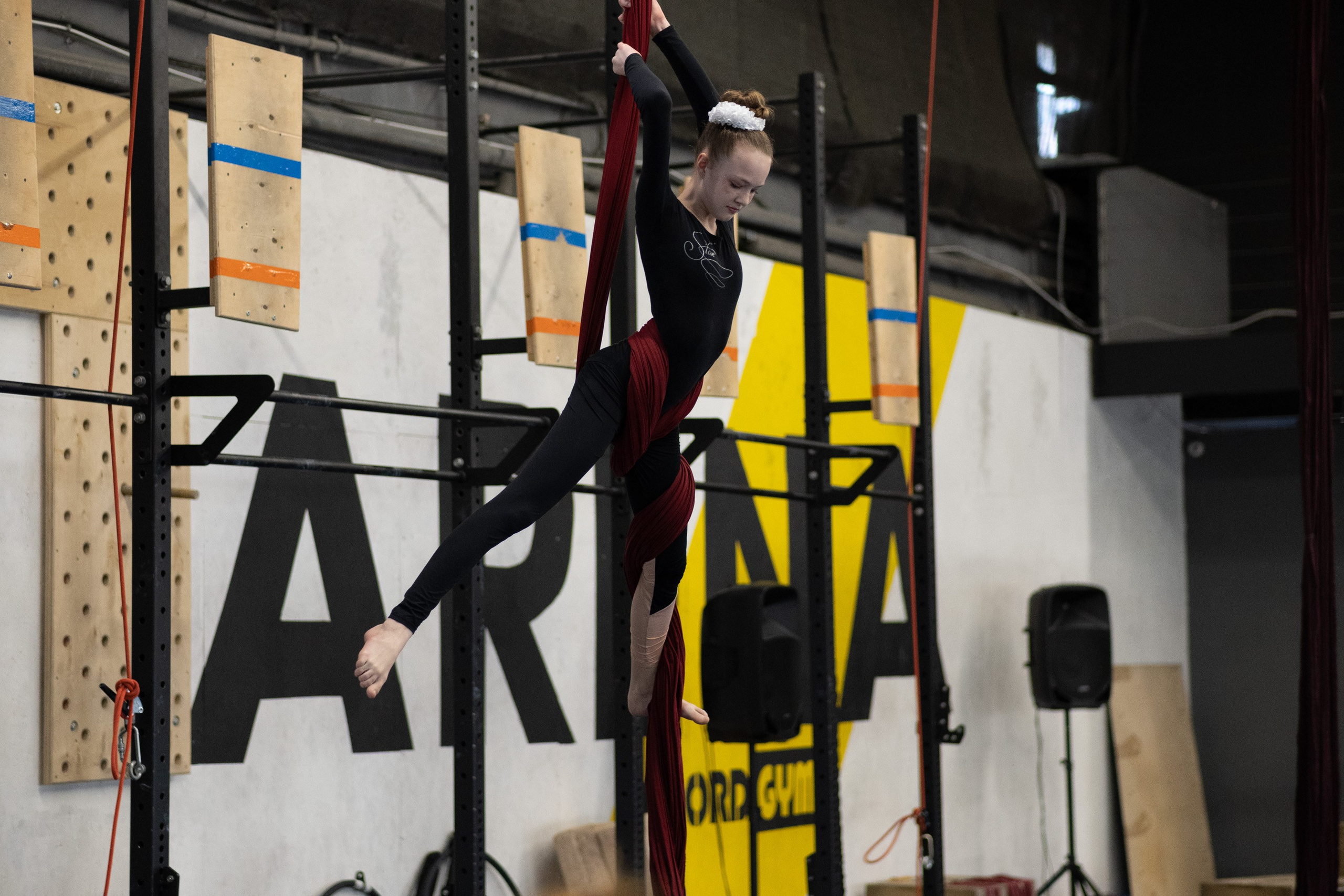 Внутриклубные соревнования по воздушной гимнастике 02.04.23