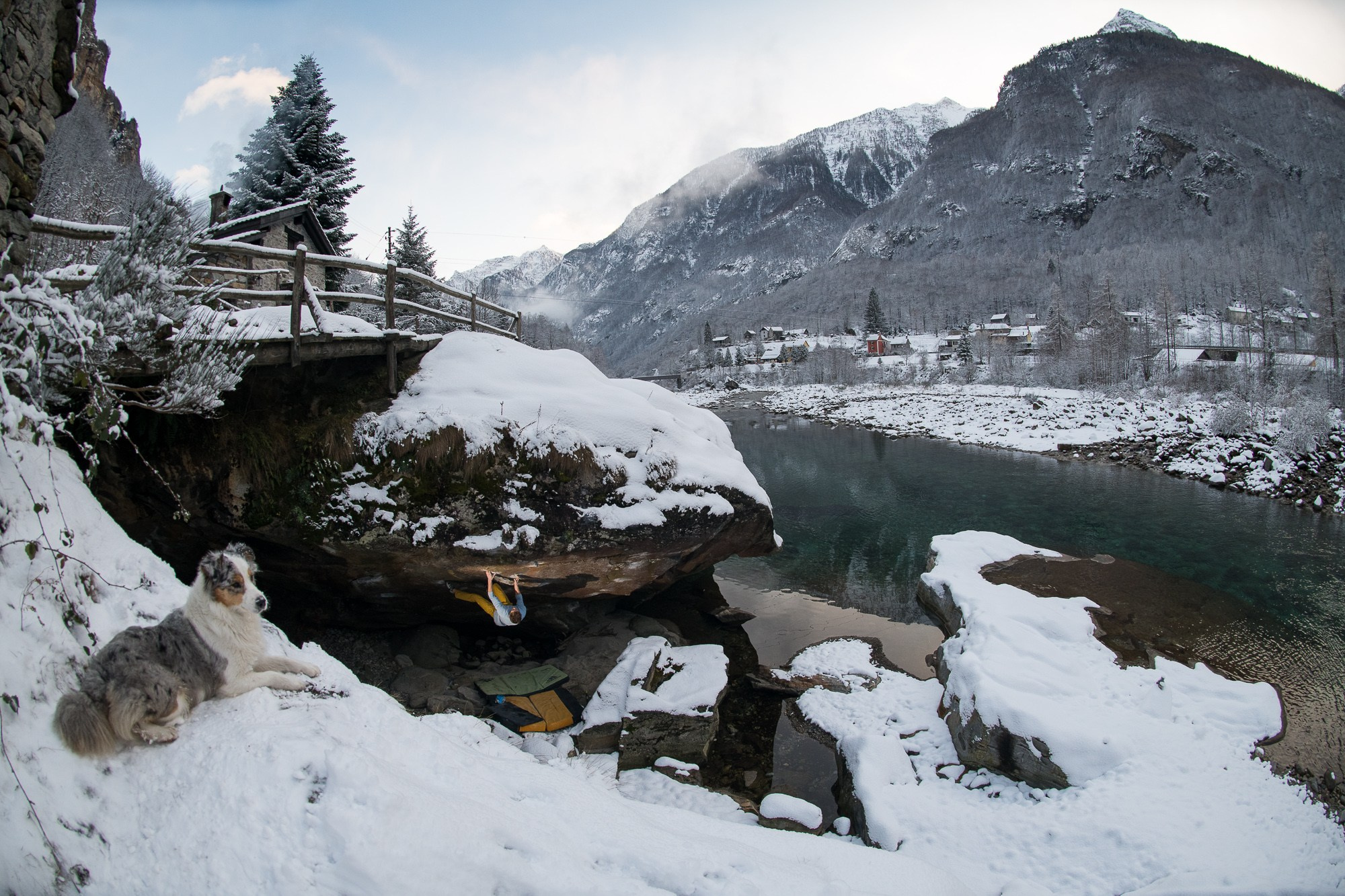 Скалолазание в Швейцарии фото