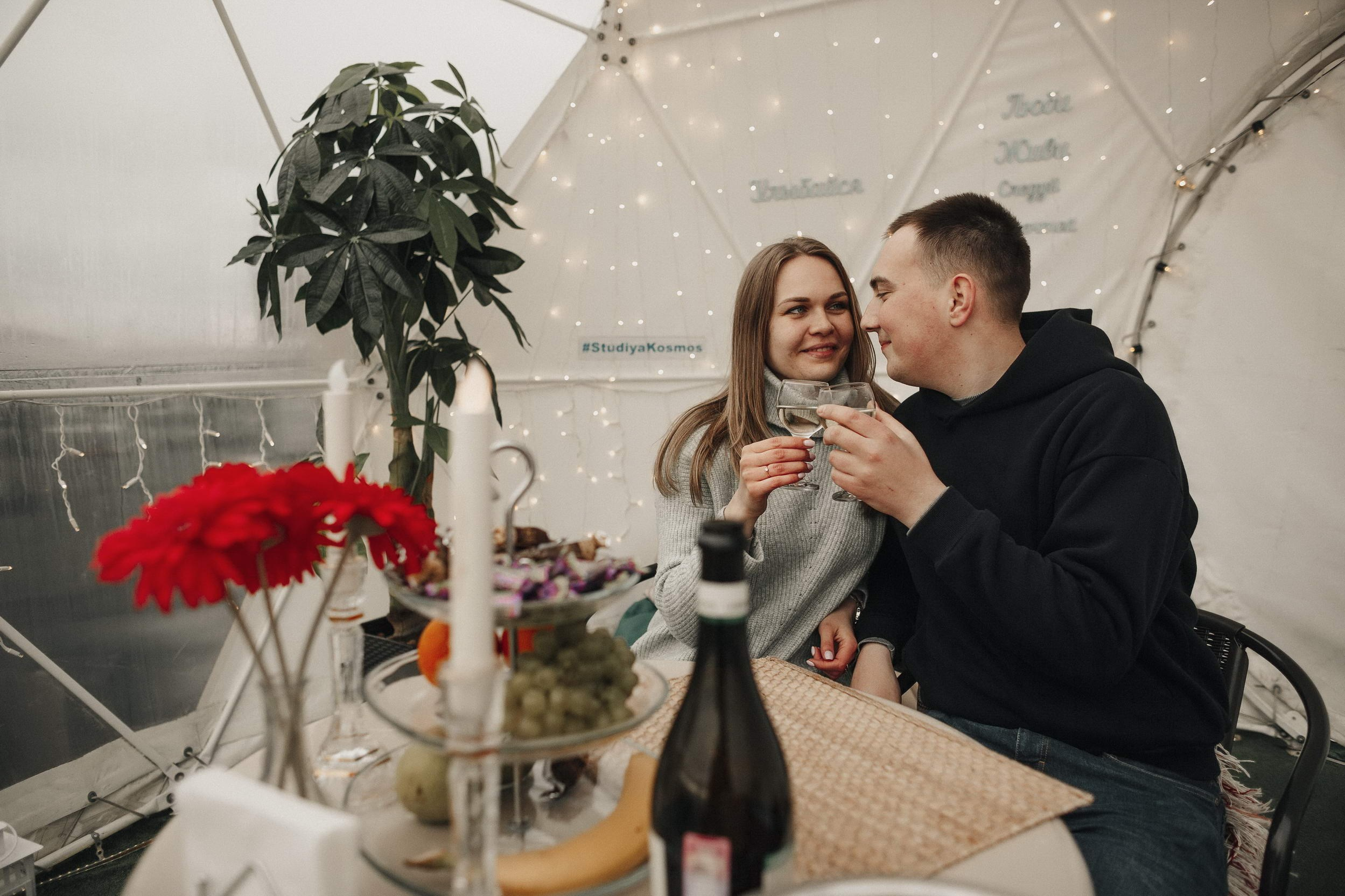 Предложение руки и сердца на крыше. Свадебный фотограф Игорь Брундасов 8PHOTO на свадьбу венчание загс СПб