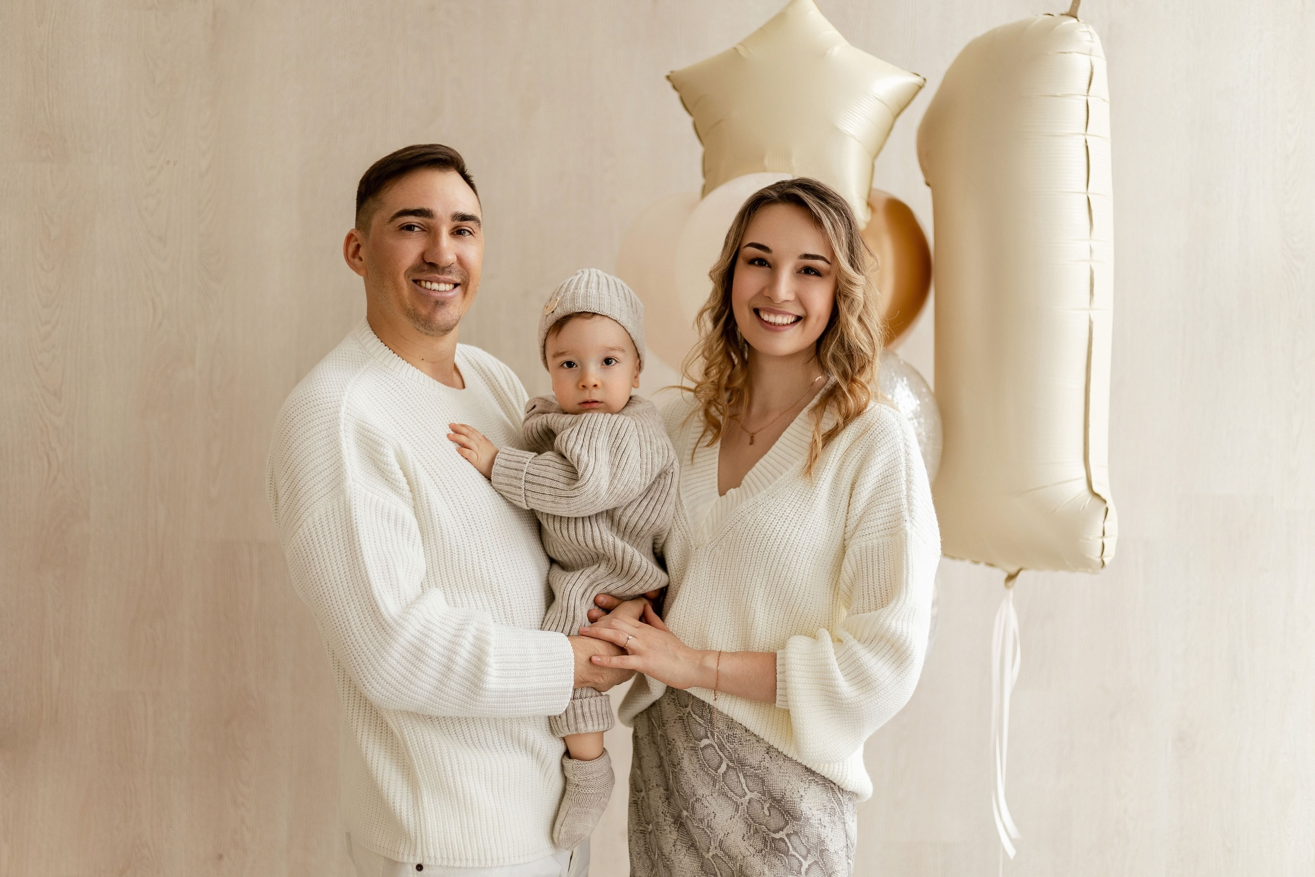 Семейные фото на годиках. Фотограф новорожденных Серпухов, Протвино, Москва I Марина Бурмистрова