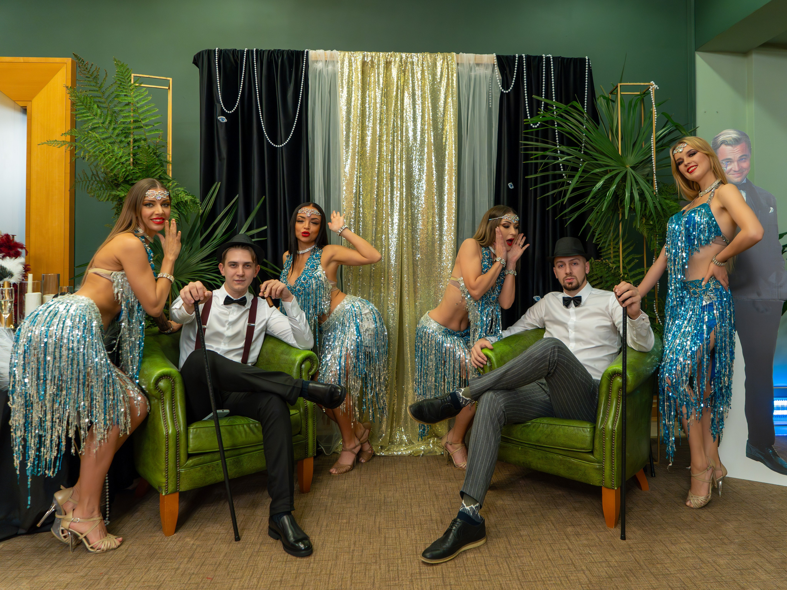 Новый год в стиле Great Gatsby. Репортажный фотограф в Красной Поляне и Сочи Павлюченко Екатерина