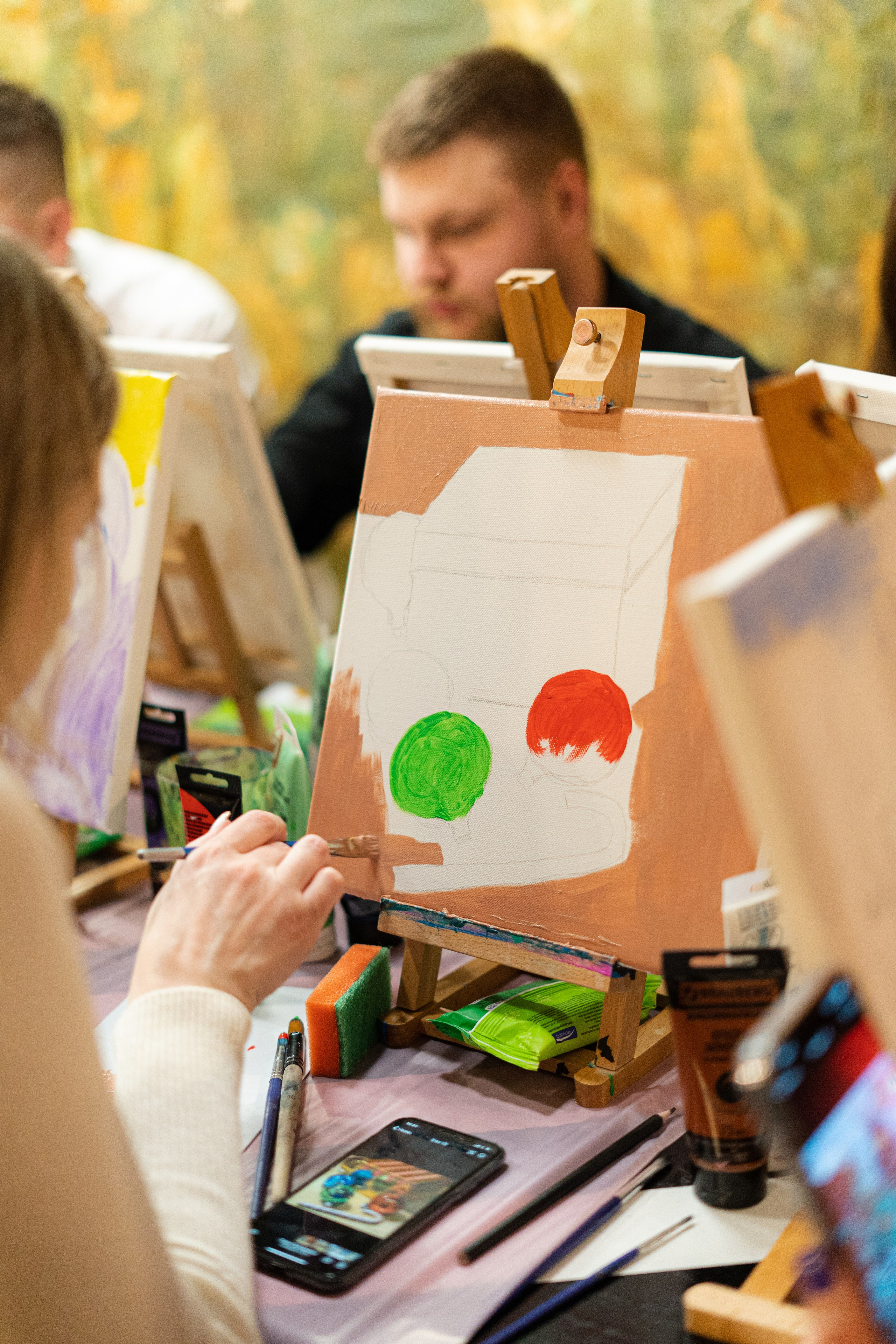 Корпоратив Teach Me Art 2. Портретный фотограф в Москве и Санкт-Петербурге Арина Чех