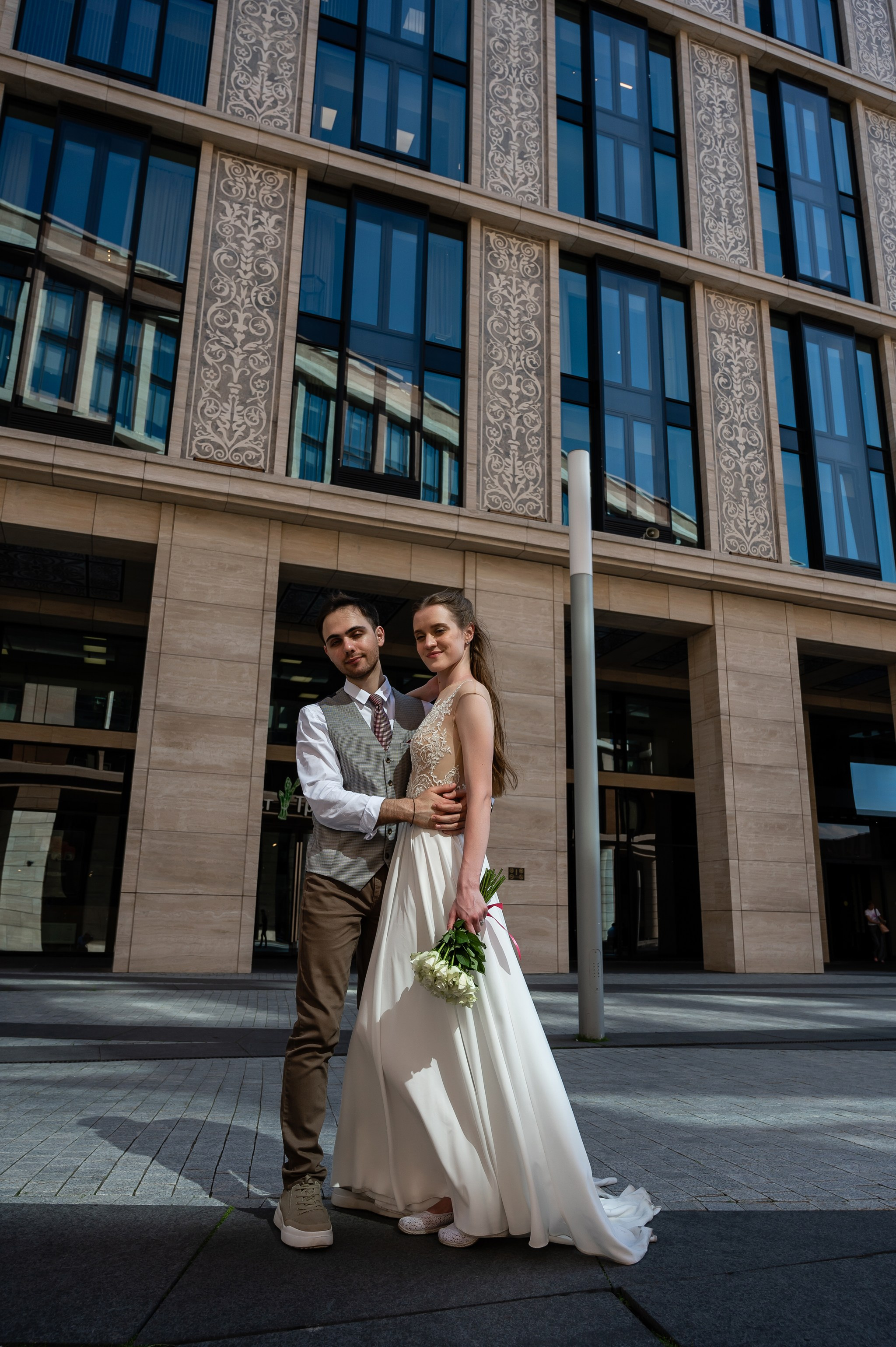 Зеркальный дворик. Свадебный и семейный фотограф из Санкт-Петербурга Климов Анатолий