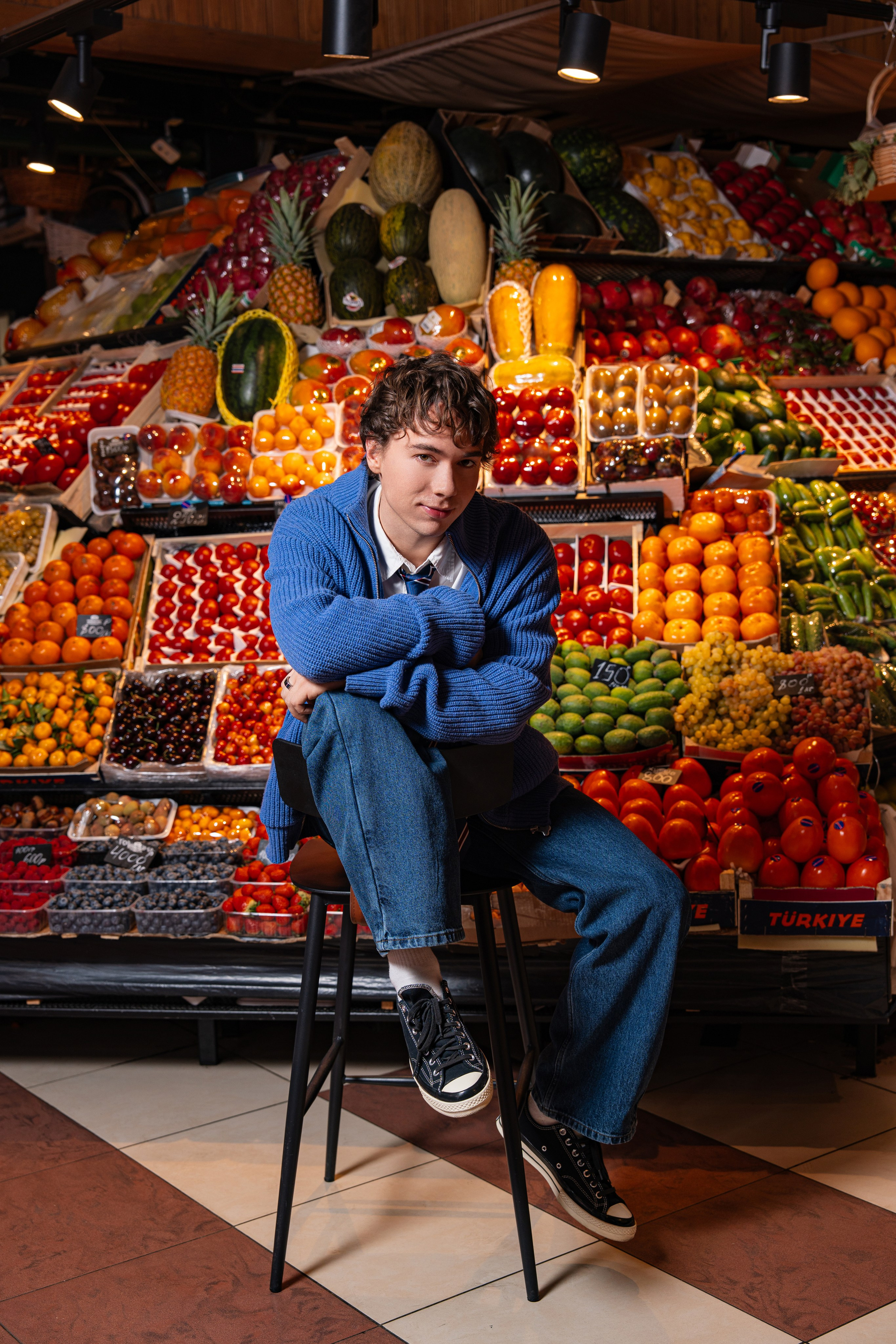 Фотосессия актера Дениса Власенко для Усачевского рынка