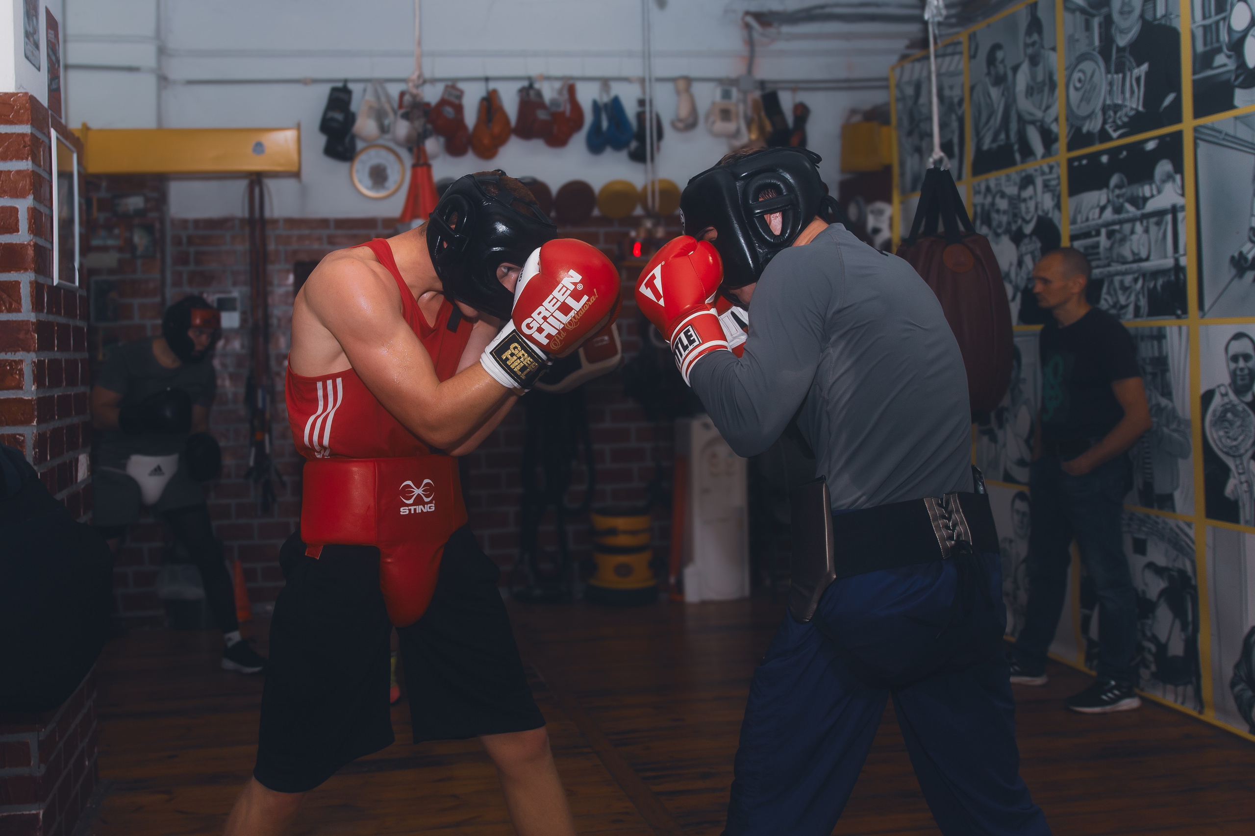 Тренировка по боксу в клубе Golden gloves Minsk