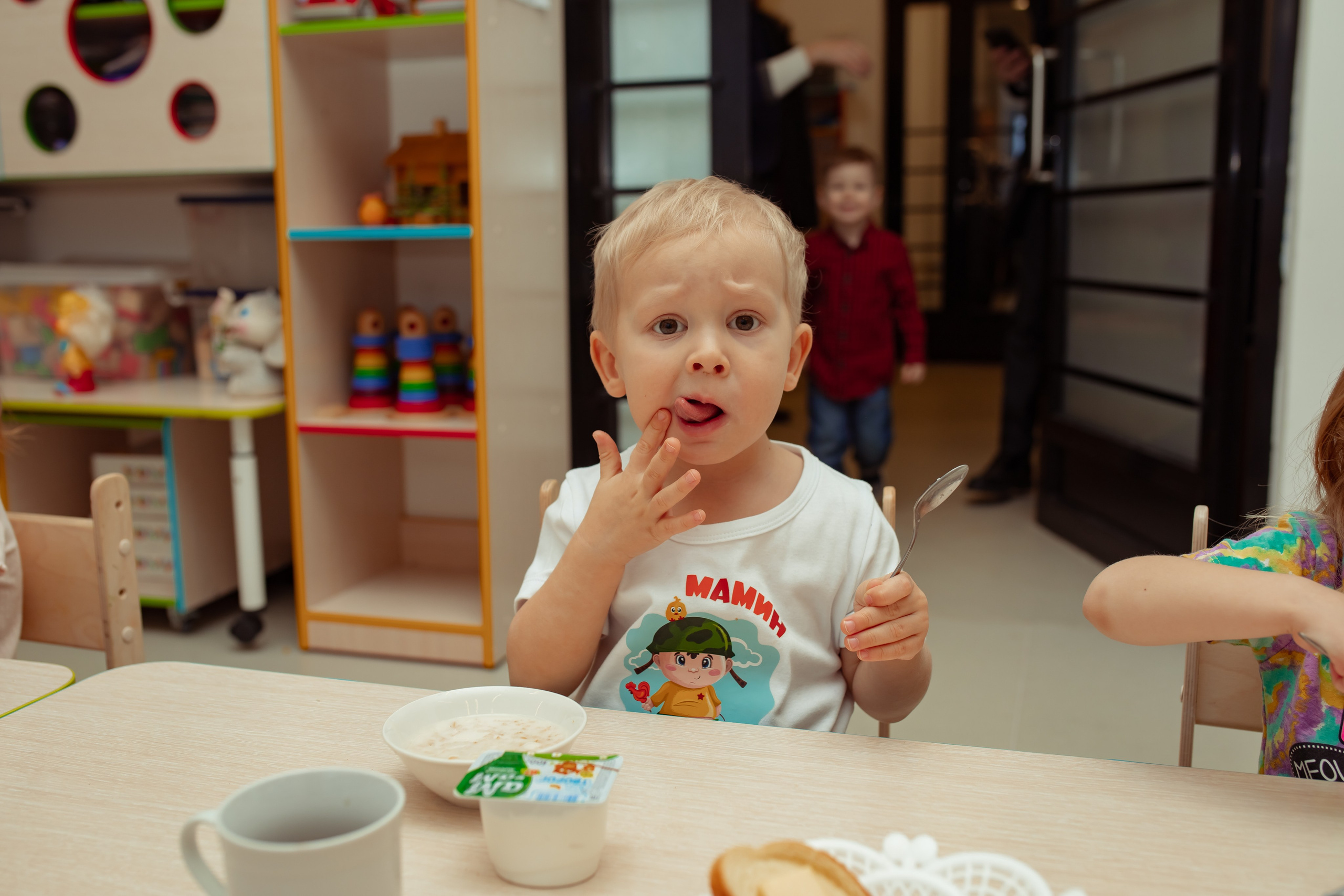 Праздник весны в детском саду. Семейный и детский фотограф в Москве Дорогова Екатерина