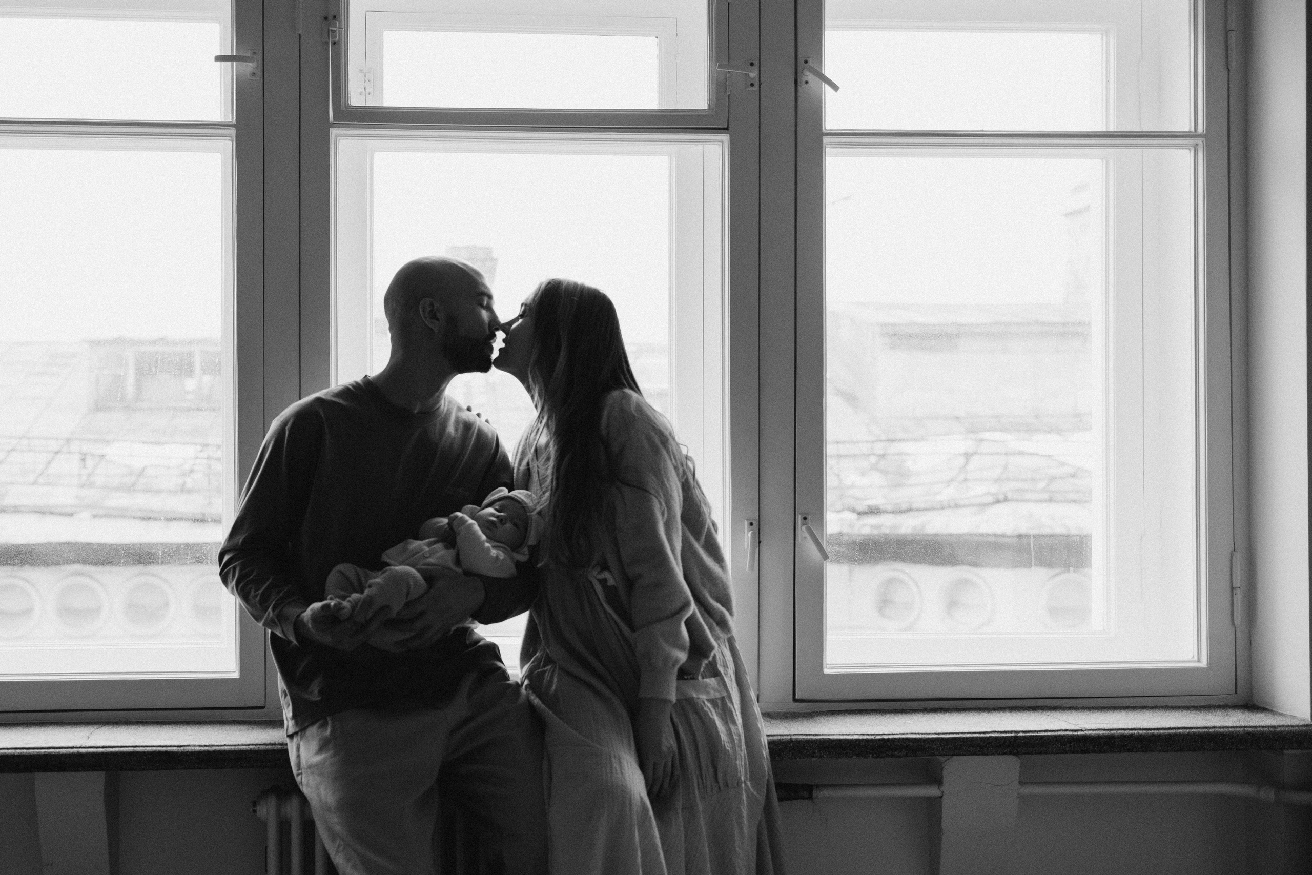 Семейная фотосессия дома с двумя детьми — Кристина Филимонова