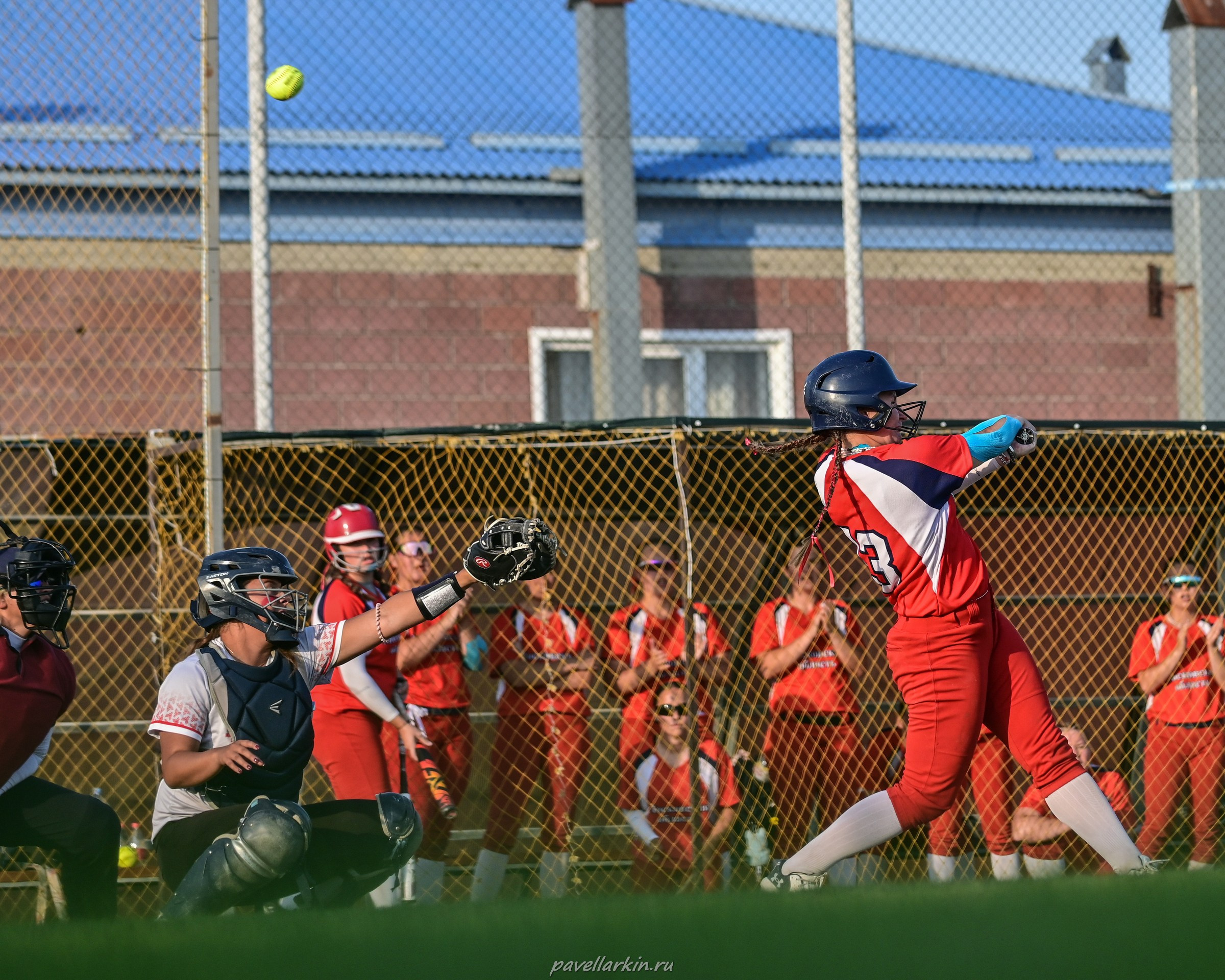 Софтбол: Финал юношеской спартакиады 2025 года. Спортивный фотограф, фотожурналист Павел Ларькин