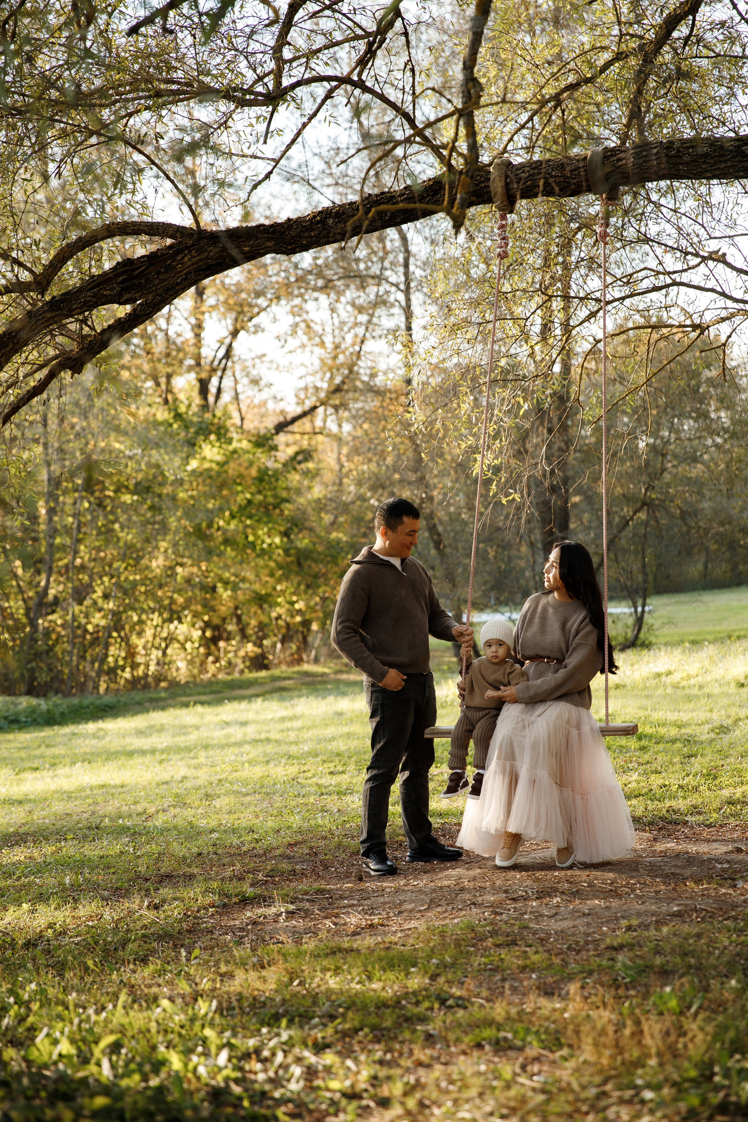 Осенняя семейная фотосессия в усадьбе Валуево. Фотограф Александра Сыщенко