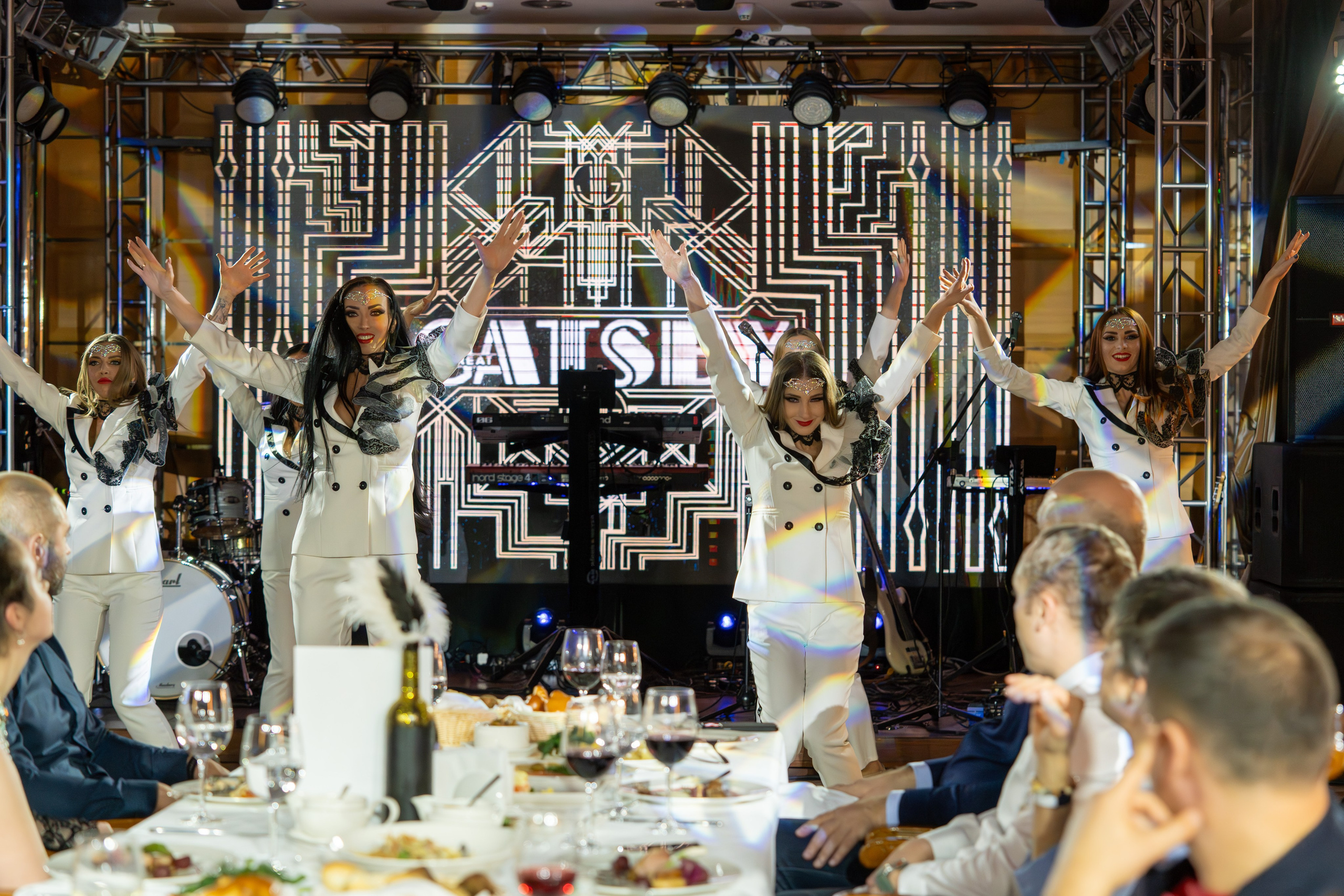 Новый год в стиле Great Gatsby. Репортажный фотограф в Красной Поляне и Сочи Павлюченко Екатерина