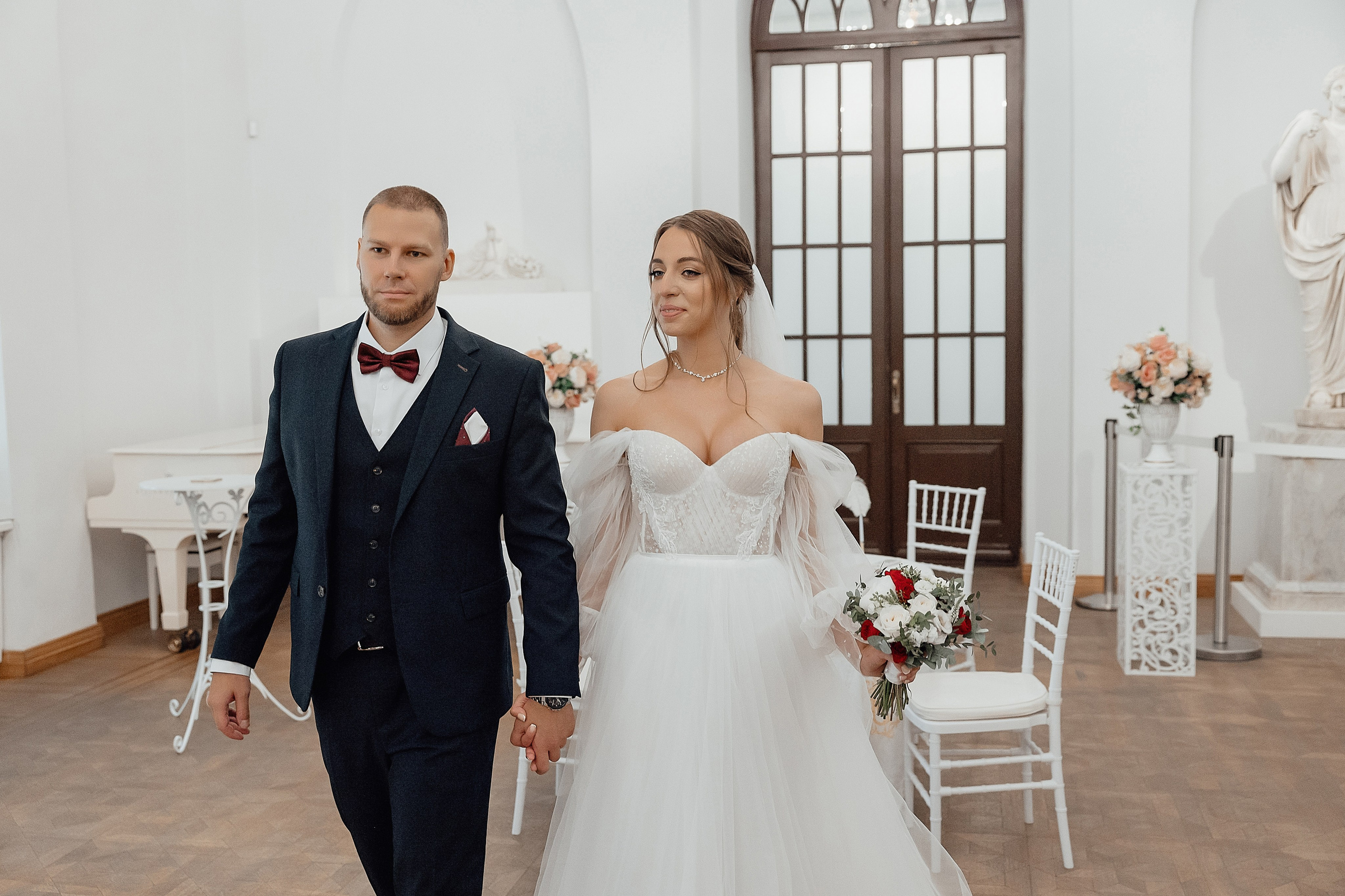 свадебная фотосессия в в оперном доме царицыно