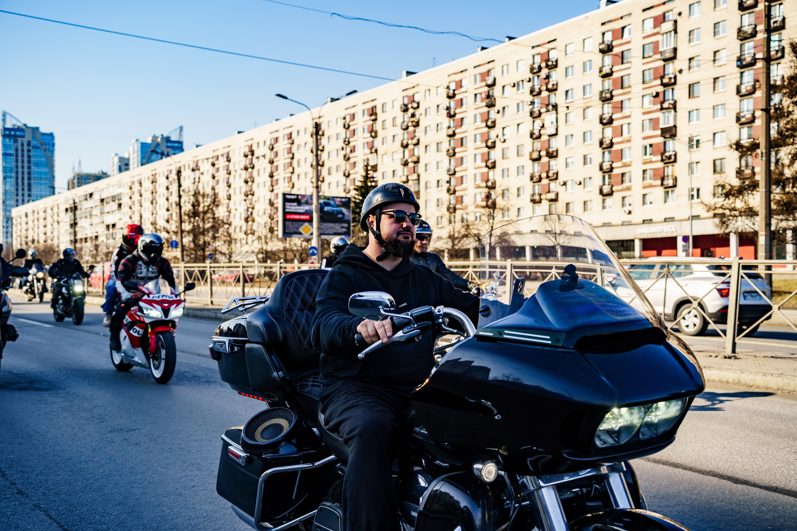 Прохват мотоклуба Norman Riders ч.1. Концертный и репортажный фотограф в Санкт-Петербурге Слава Пахомов