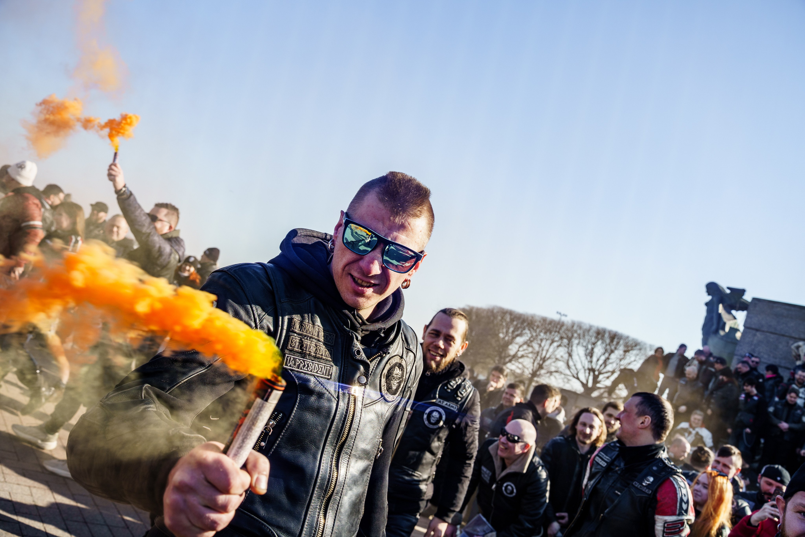 Прохват мотоклуба Norman Riders ч.1. Концертный и репортажный фотограф в Санкт-Петербурге Слава Пахомов