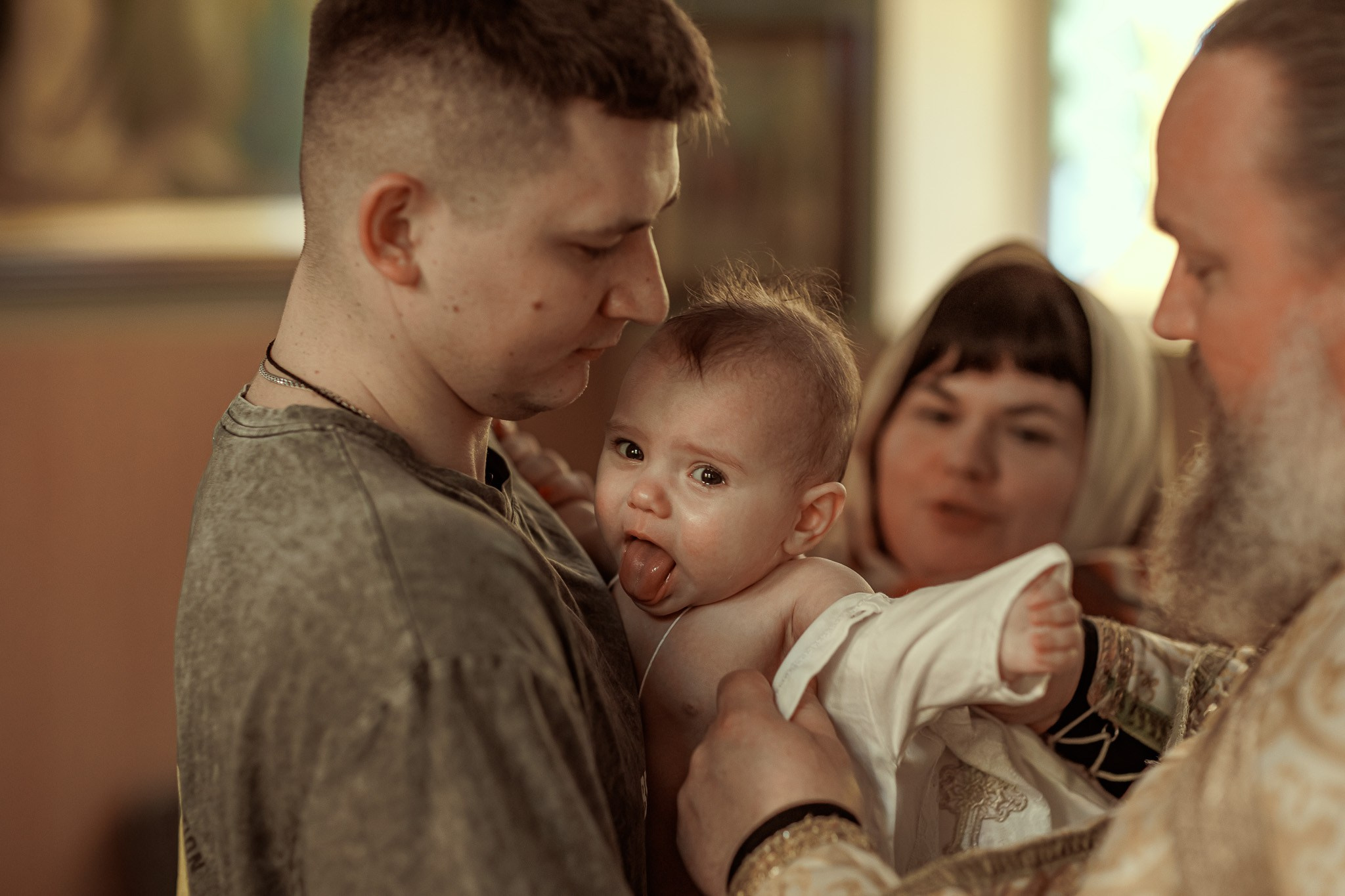 Таинство Крещения Алевтины. 23.03. Детский семейный фотограф в Абинске