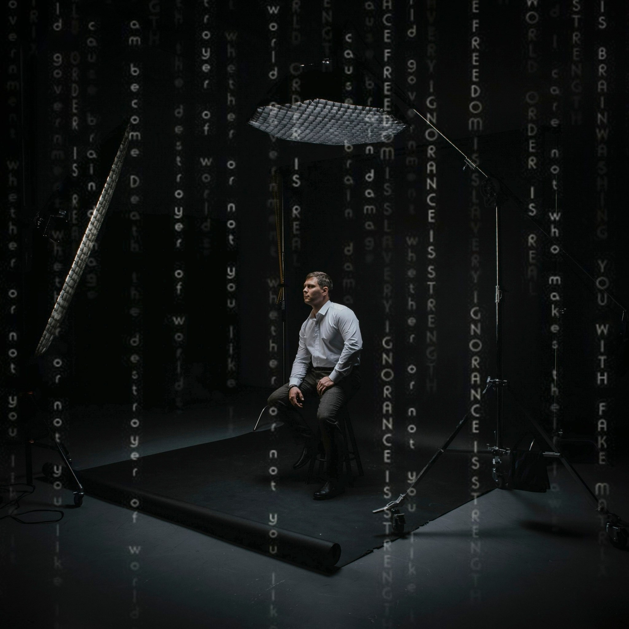 студийная фотосессия мужчины