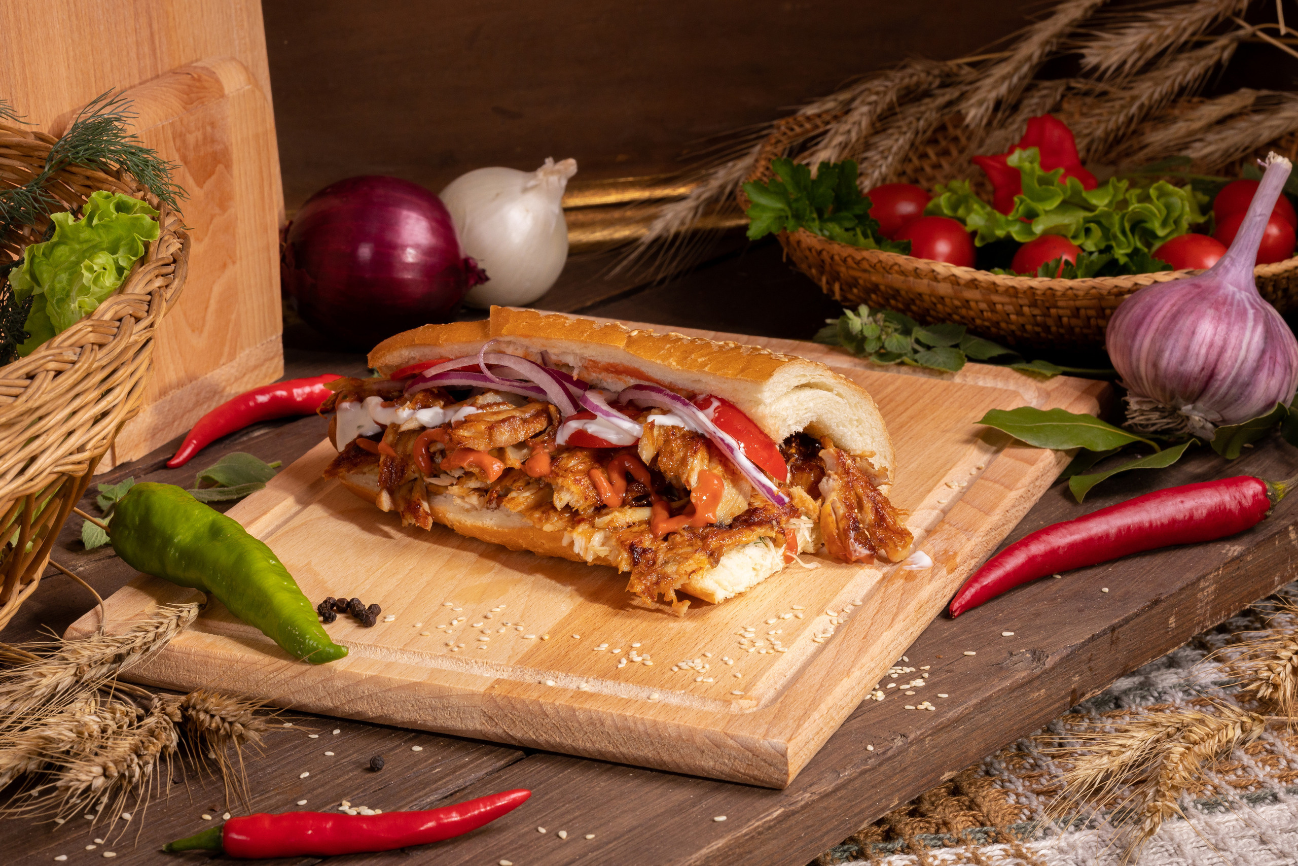 Фотосъемка еды: бургеры, шаурма, нагетсы…Roll&Burger by Tago_chef. Фотограф в Туле Крупский АнДРей. Фотостудия «КАДР71» в Туле