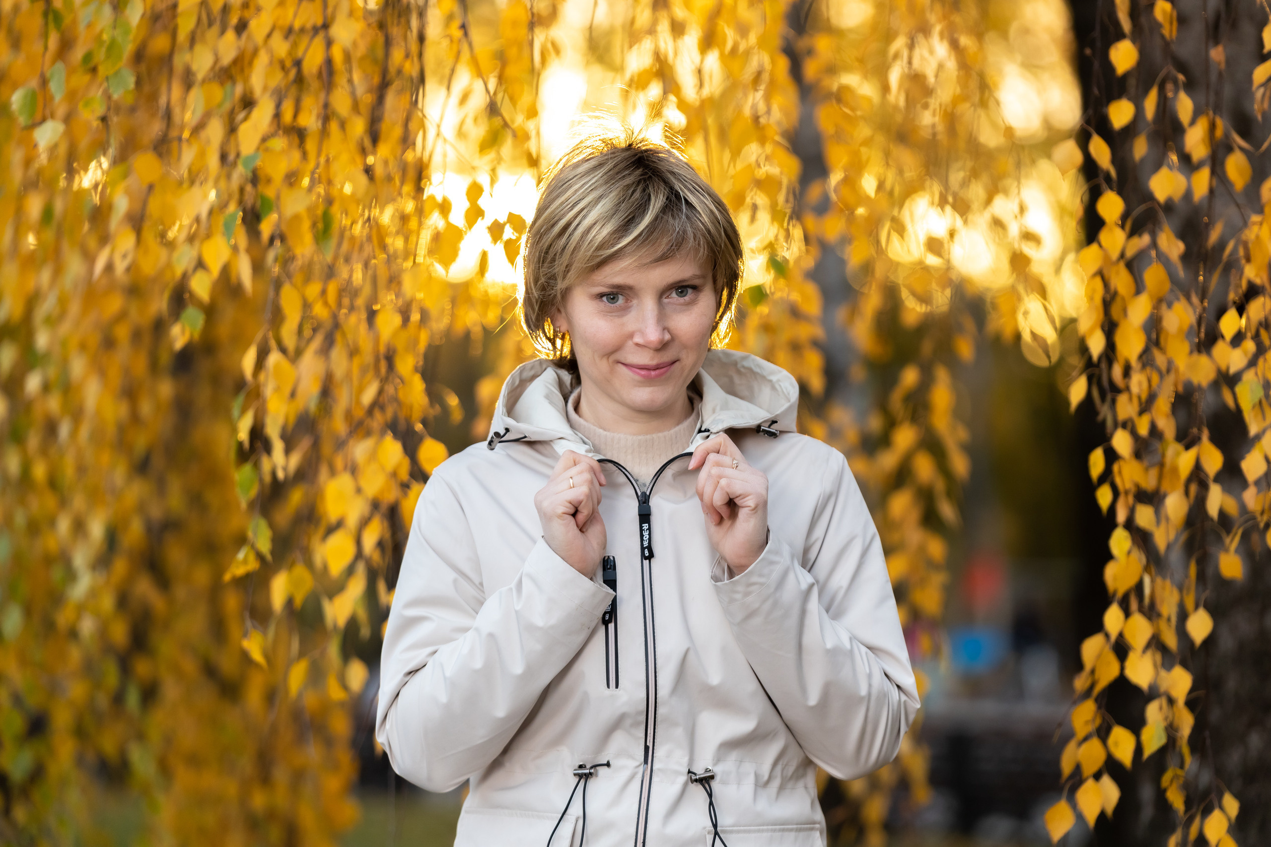 Золотая осень, фотосессия за 10 минут вечером. «Золотой час». Фотограф в Туле Крупский АнДРей. Фотостудия «КАДР71» в Туле