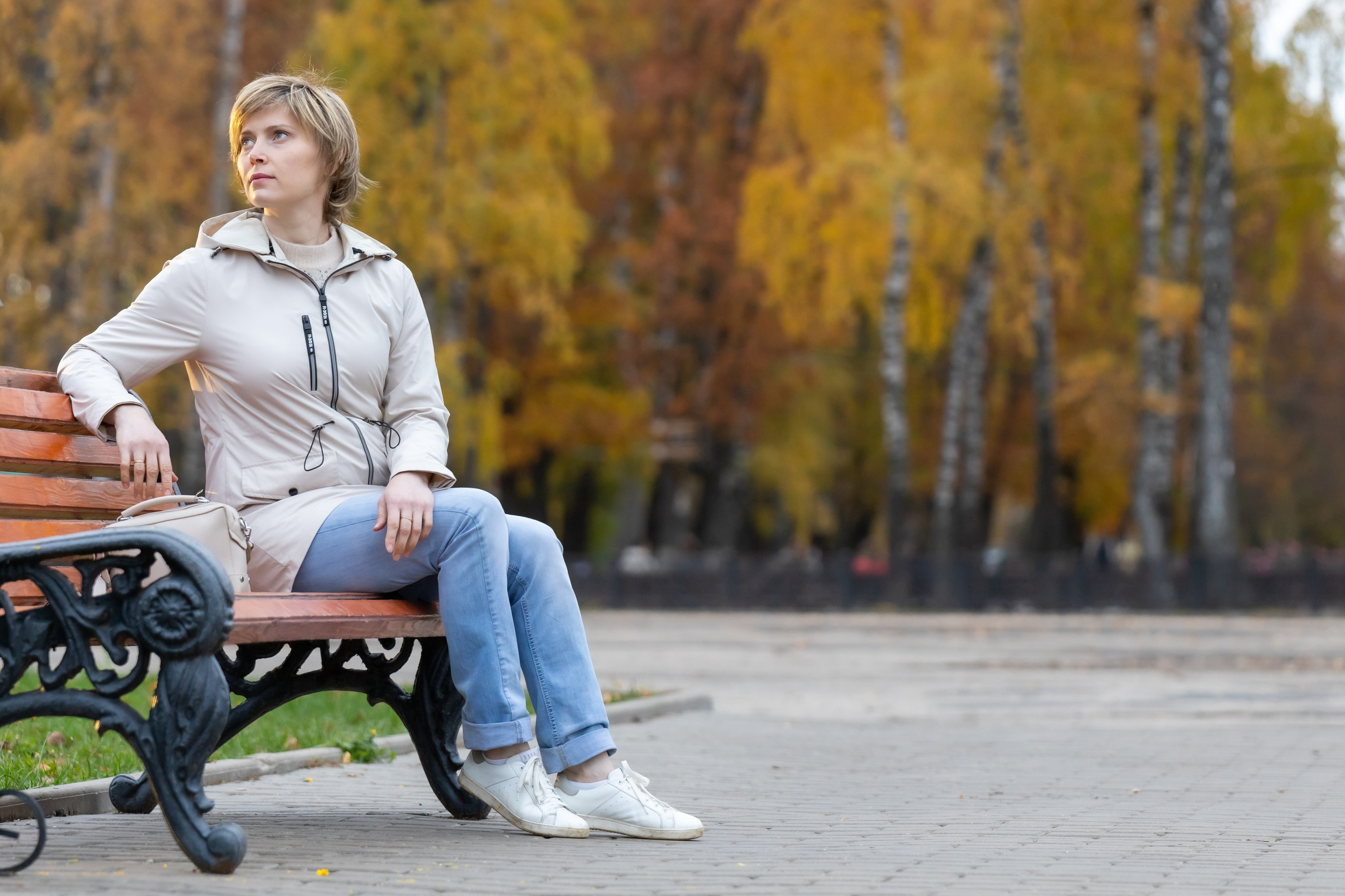 Золотая осень, фотосессия за 10 минут вечером. «Золотой час». Фотограф в Туле Крупский АнДРей. Фотостудия «КАДР71» в Туле