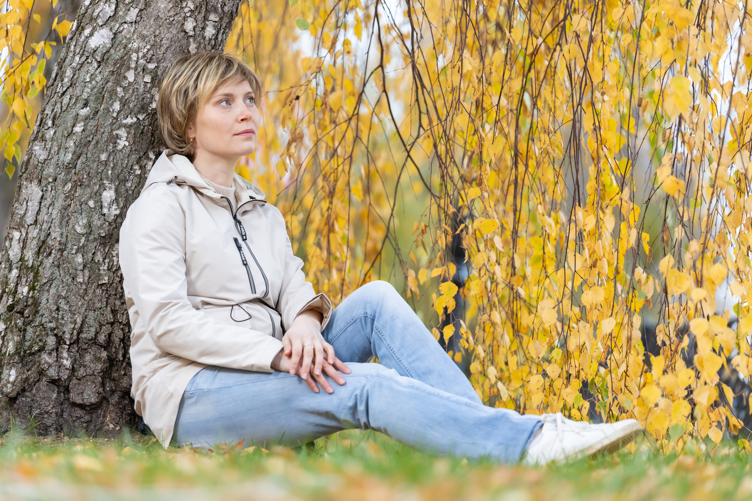 Золотая осень, фотосессия за 10 минут вечером. «Золотой час». Фотограф в Туле Крупский АнДРей. Фотостудия «КАДР71» в Туле