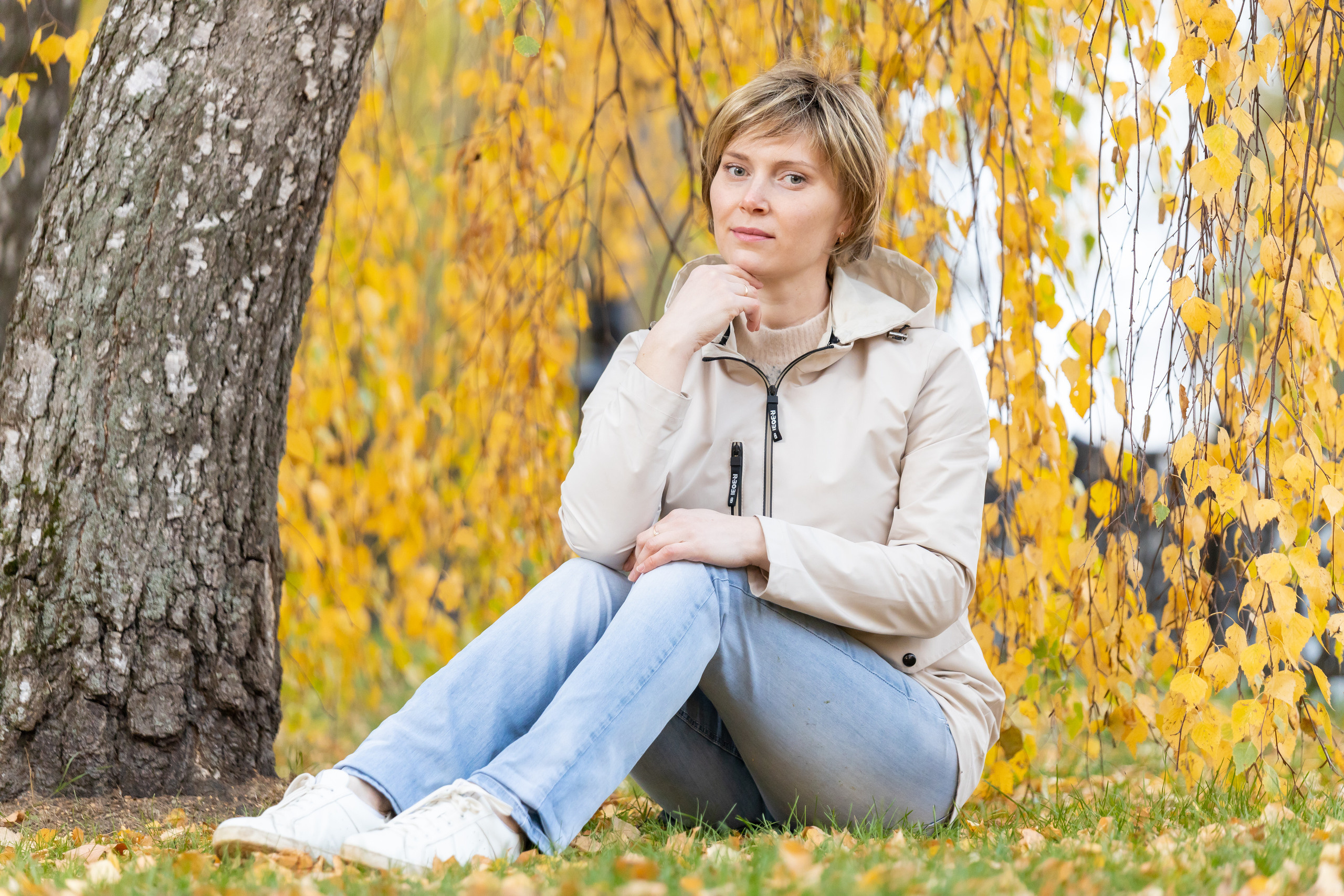 Золотая осень, фотосессия за 10 минут вечером. «Золотой час». Фотограф в Туле Крупский АнДРей. Фотостудия «КАДР71» в Туле