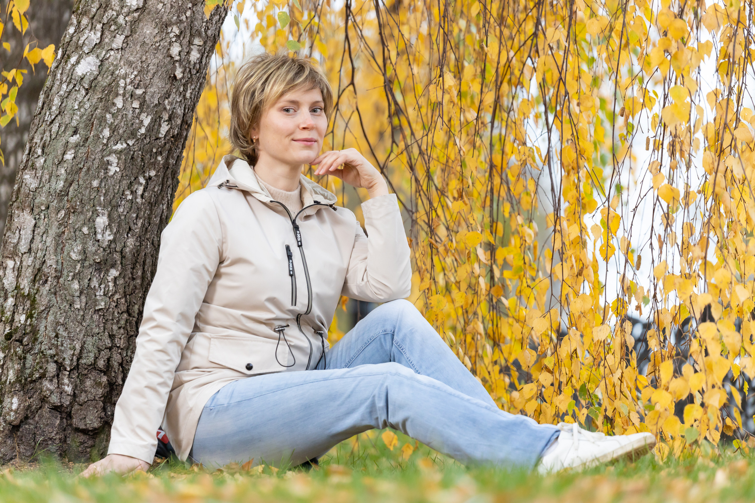 Золотая осень, фотосессия за 10 минут вечером. «Золотой час». Фотограф в Туле Крупский АнДРей. Фотостудия «КАДР71» в Туле