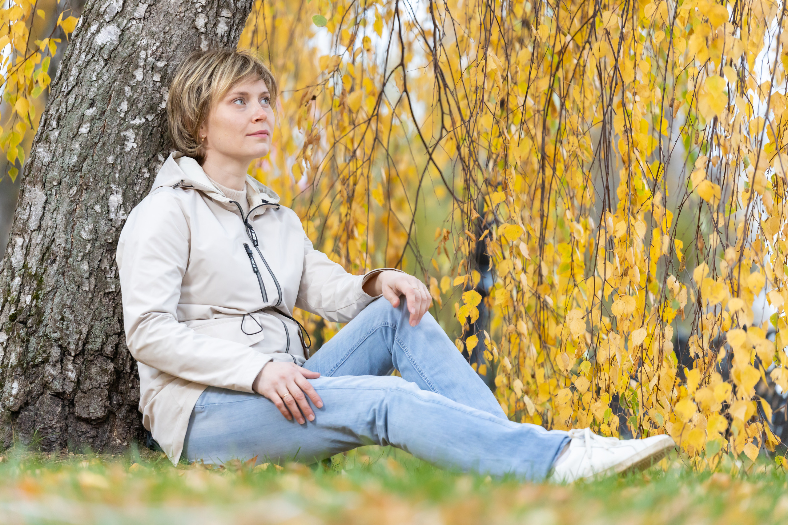 Золотая осень, фотосессия за 10 минут вечером. «Золотой час». Фотограф в Туле Крупский АнДРей. Фотостудия «КАДР71» в Туле